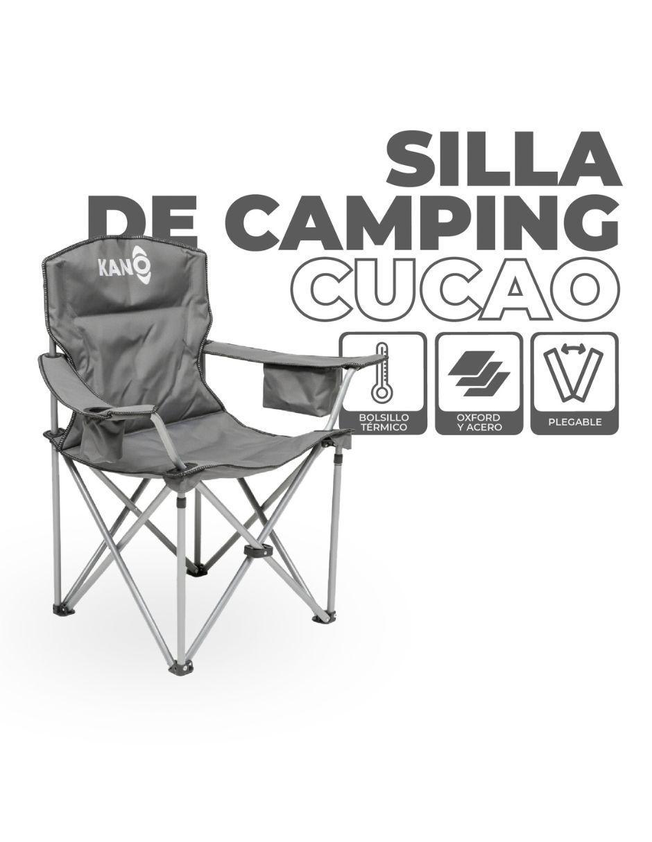 Silla Plegable Para Camping Kano Cucao Reforzada Acolchada-3