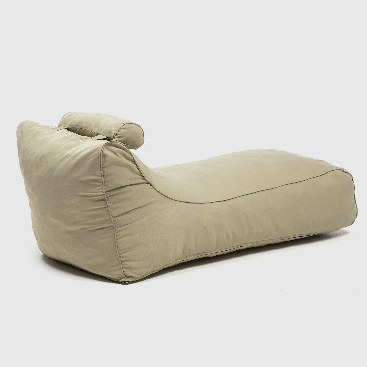 Pouf Outdoor Relan Puff de Exterior Beige-5
