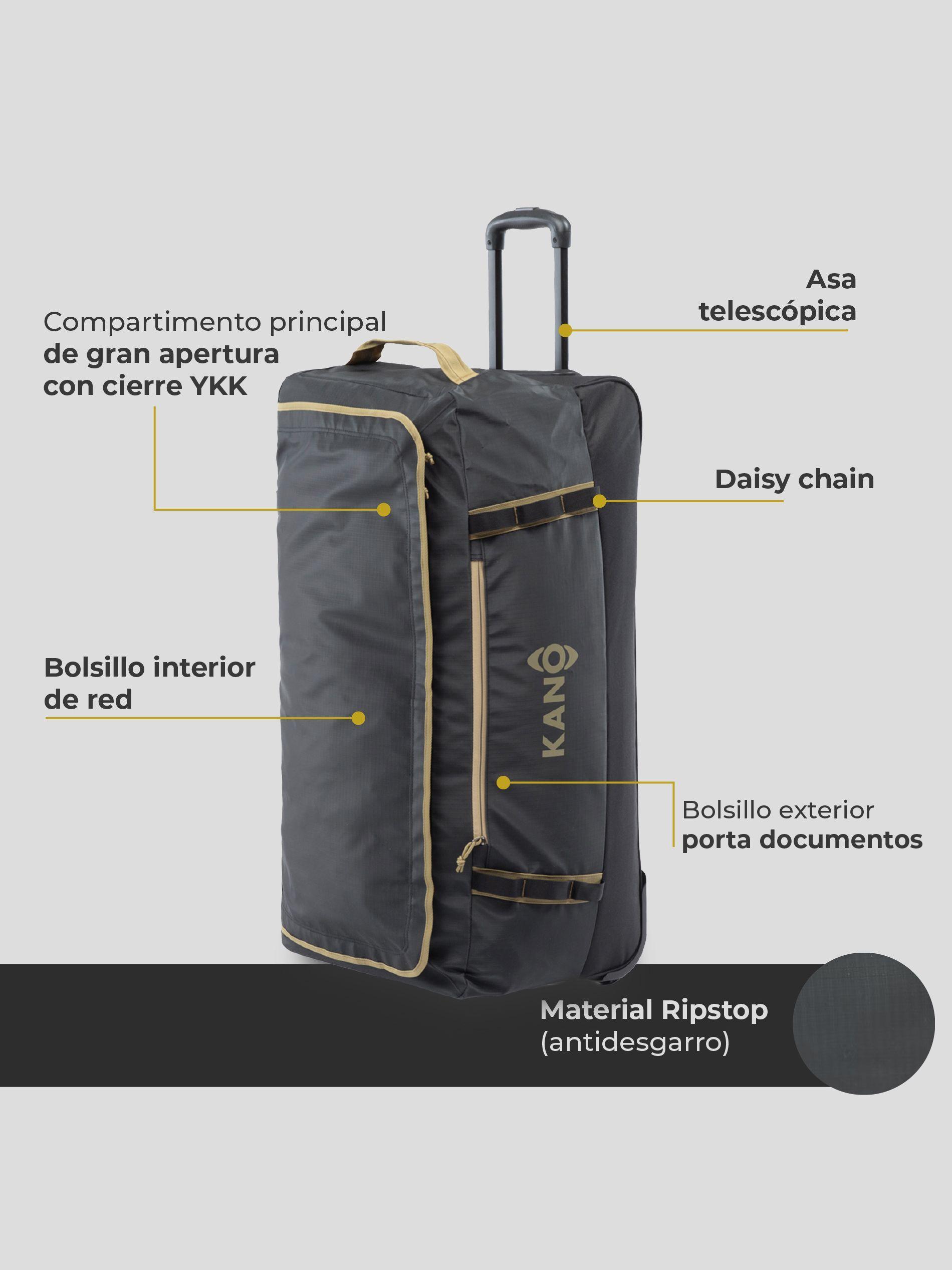 Bolso de Viaje con Ruedas 100L Kano Egger Impermeable-4