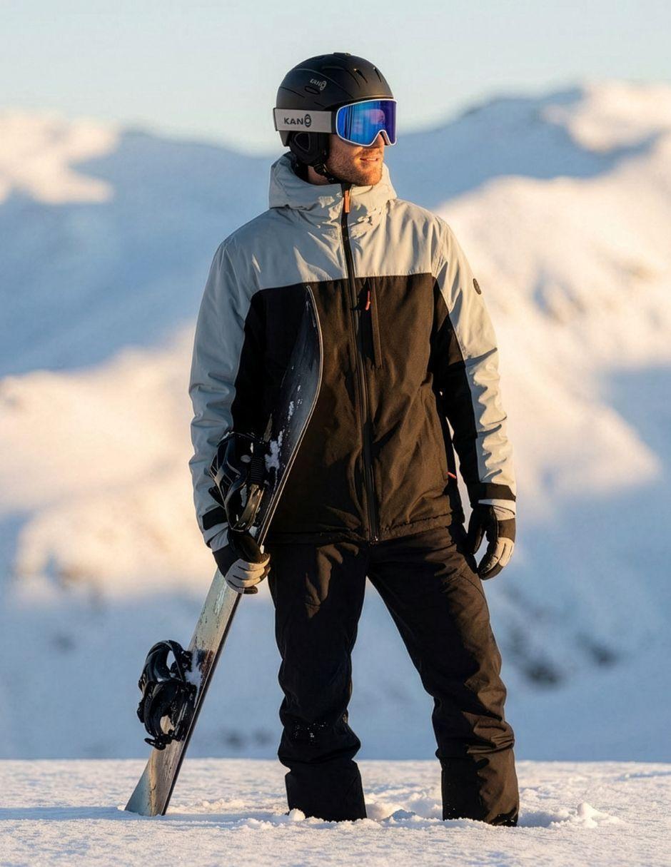 Chaqueta de Nieve Impermeable Hombre Kano Chillan Ski-1