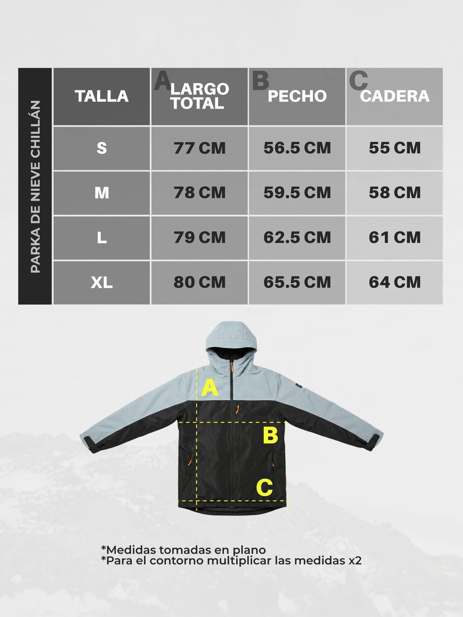 Chaqueta de Nieve Impermeable Hombre Kano Chillan Ski-6