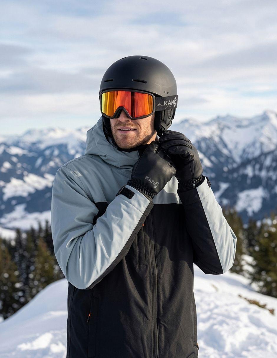 Chaqueta de Nieve Impermeable Hombre Kano Chillan Ski-7