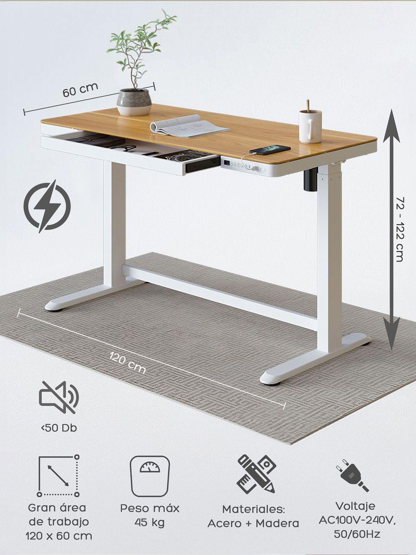 Escritorio Eléctrico Oak Pro Top Living Standing Desk-2