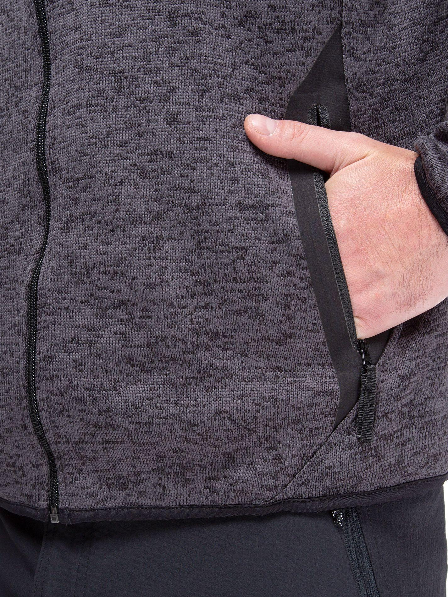 Chaqueta Polar Blend Hombre Kano Notro Negro con Bolsillos-4