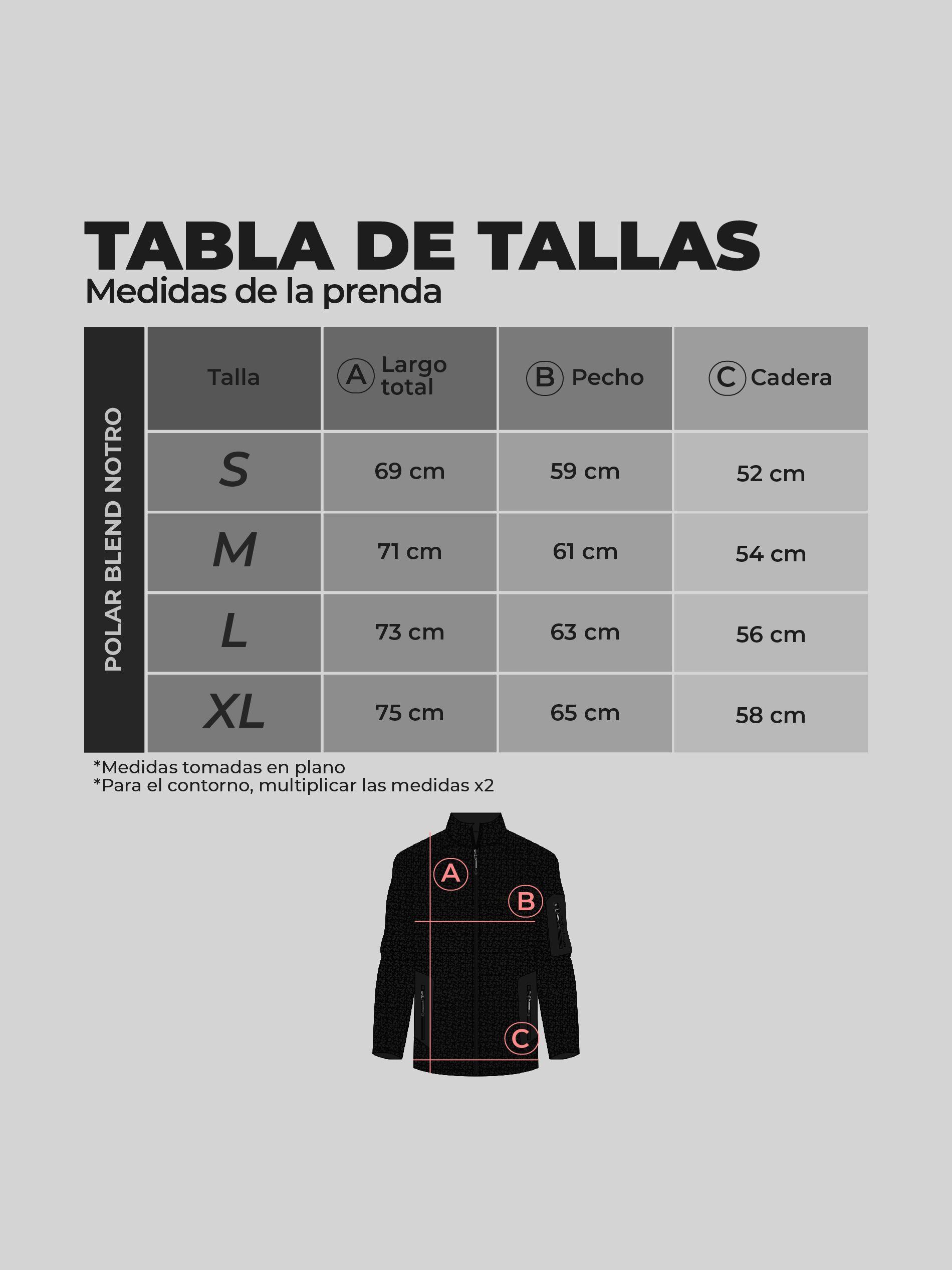Chaqueta Polar Blend Hombre Kano Notro Negro con Bolsillos-6