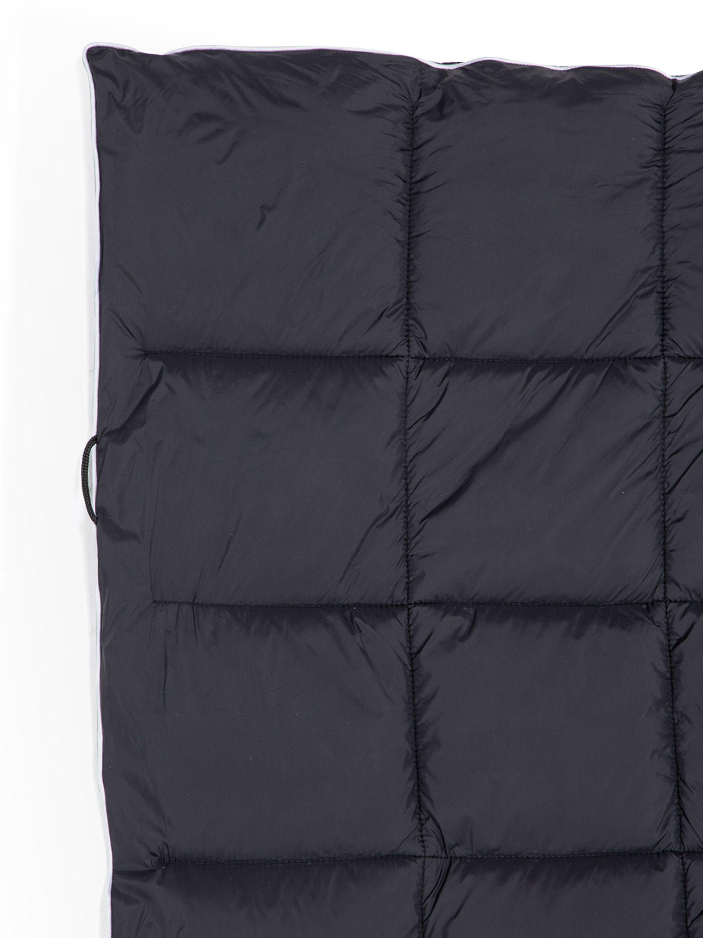 Manta Térmica Camping Kano con Botones Tipo Poncho Negro-6