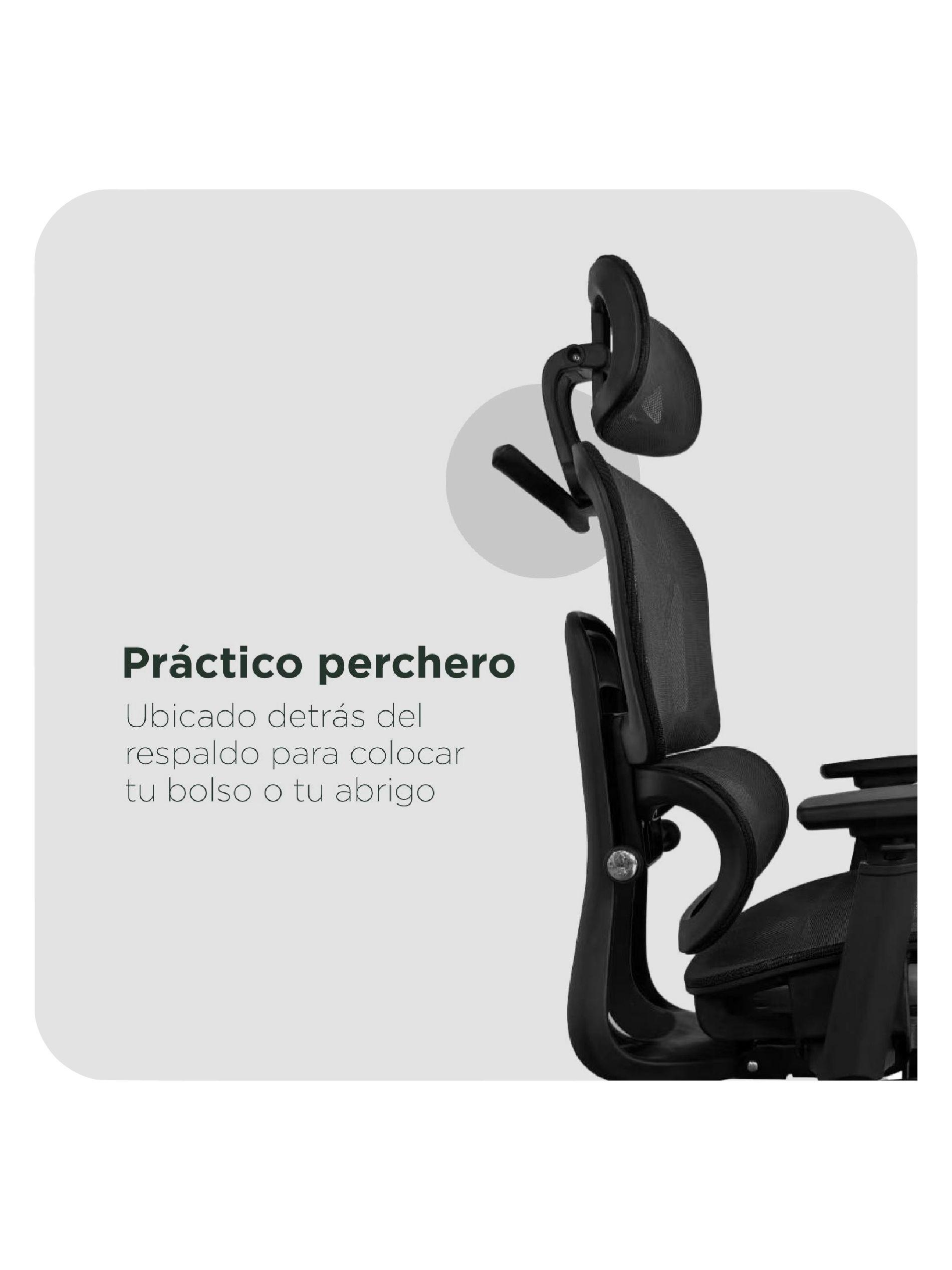 Silla de escritorio con Reposapies Ergonomus SILL-EP2N-5