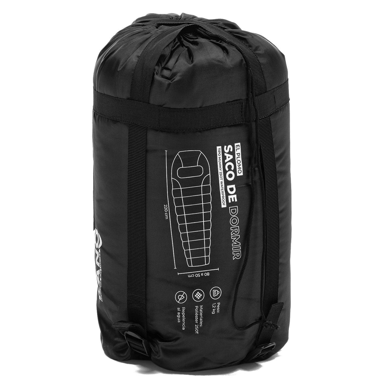 Saco de Dormir Kano El Plomo 0 / 5 / 15°C 1,2 Kg Gris-7