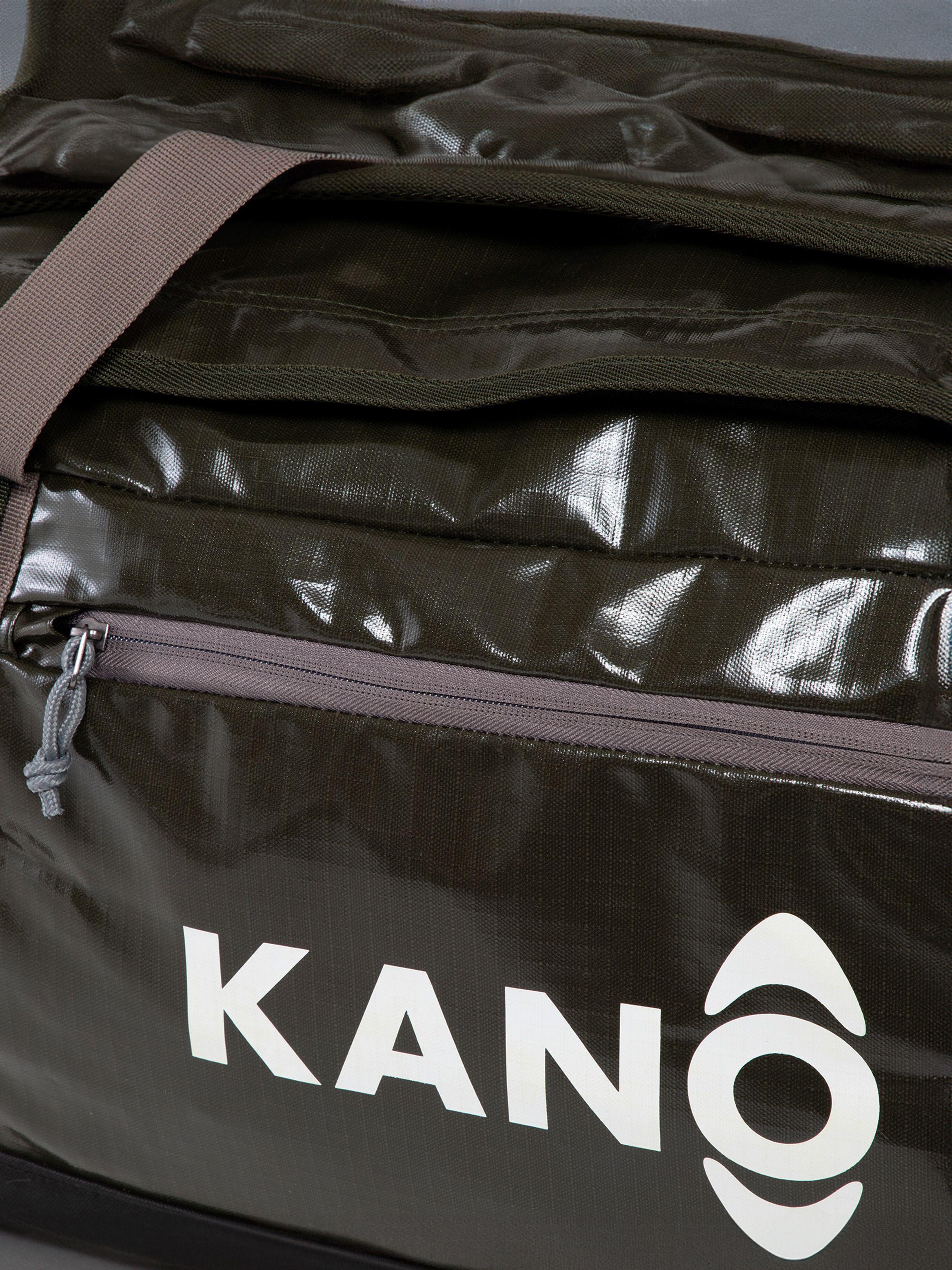 Bolso Mochila Impermeable Verde Kano Outdoor 60L Plegable-7
