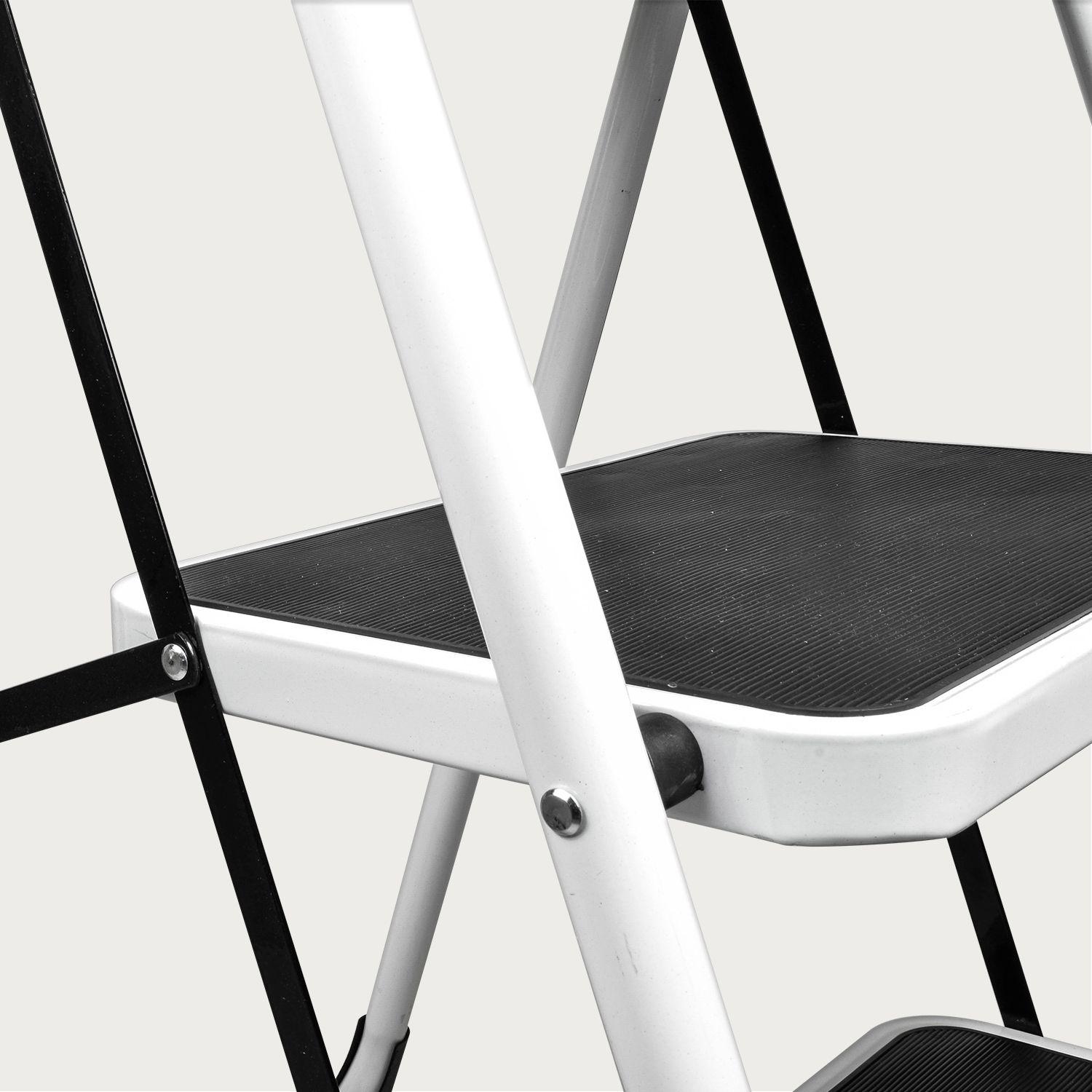 Escalera Taburete Plegable Relan 3 Peldaños Antideslizantes-6