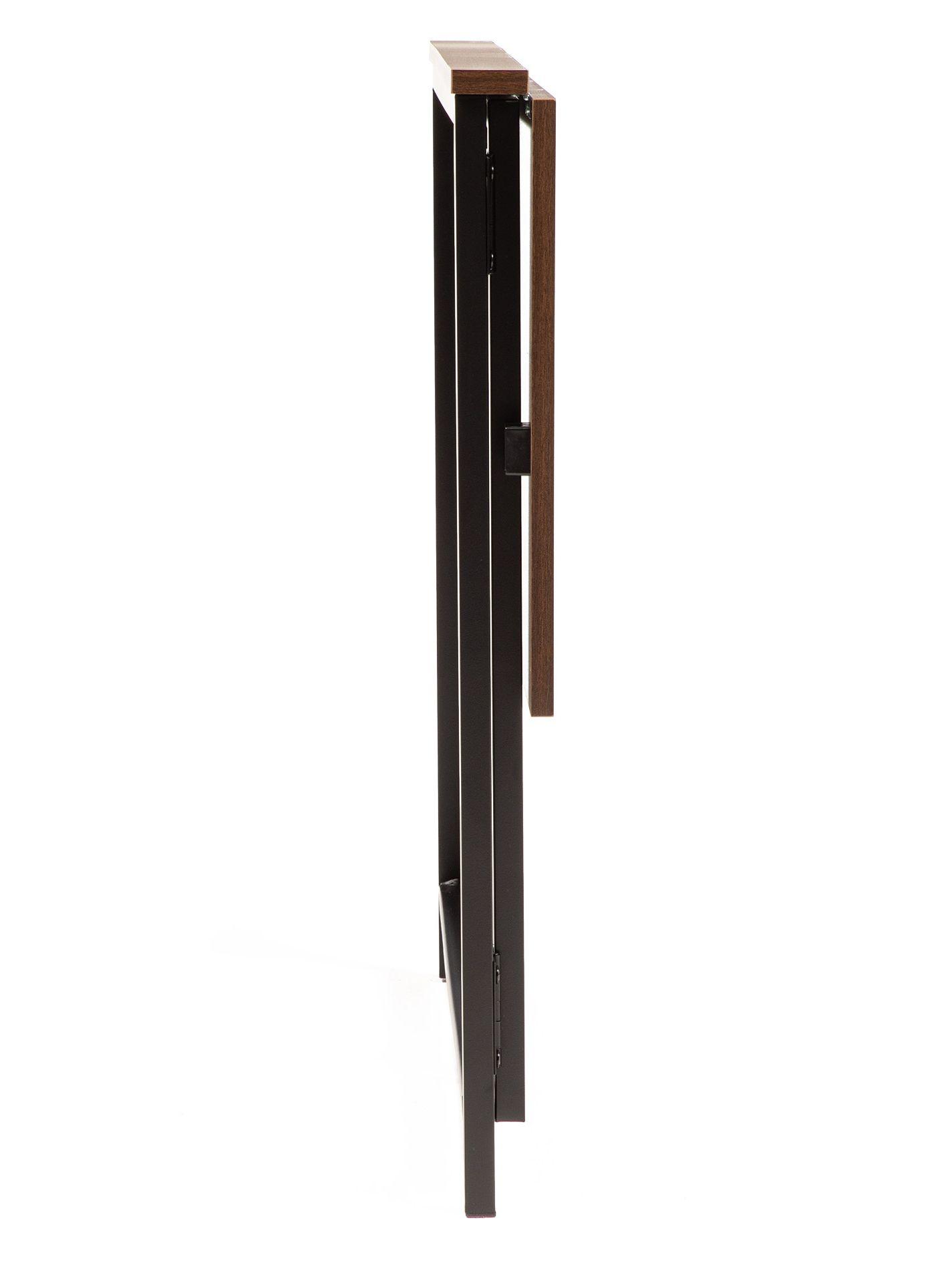 Escritorio Plegable Top Living Wengué Compacto Industrial-4