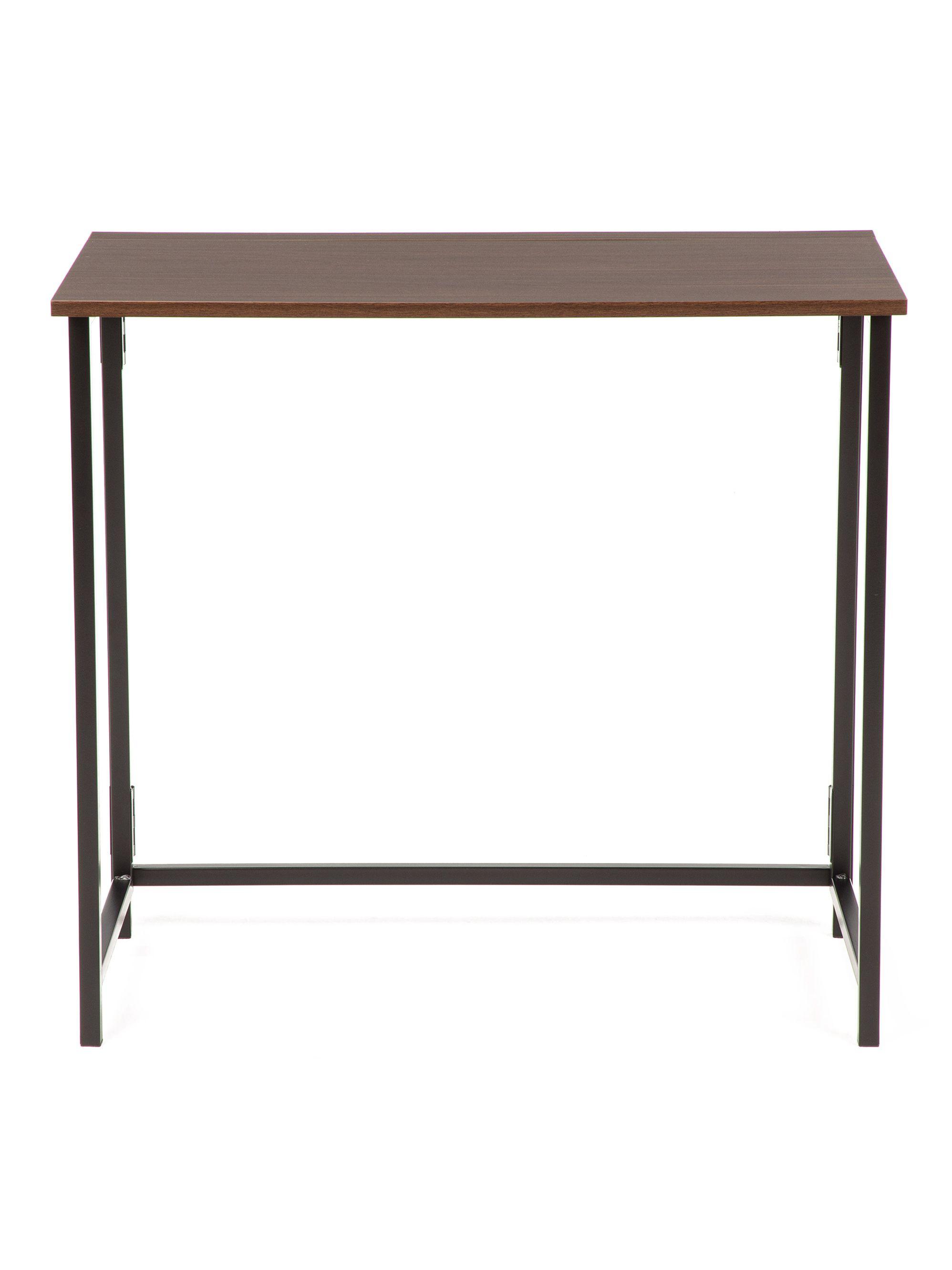 Escritorio Plegable Top Living Wengué Compacto Industrial-9