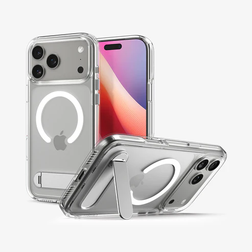 Carcasa iPhone 17 Pro Spigen Ultra Hybrid T Con Kickstand y Magsafe-2