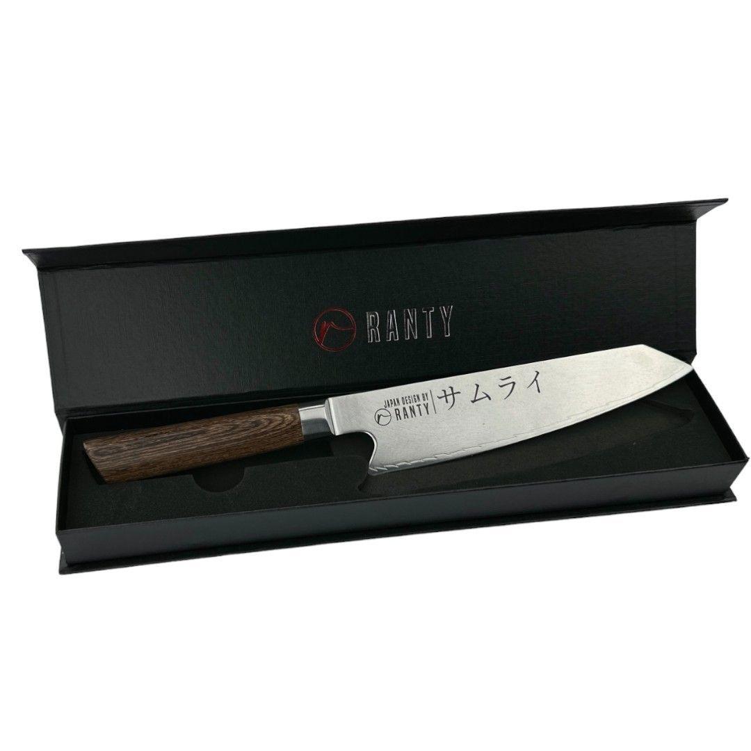 CUCHILLO DE ACERO DE DAMASCO CHEF SAMURAI RANTY-2