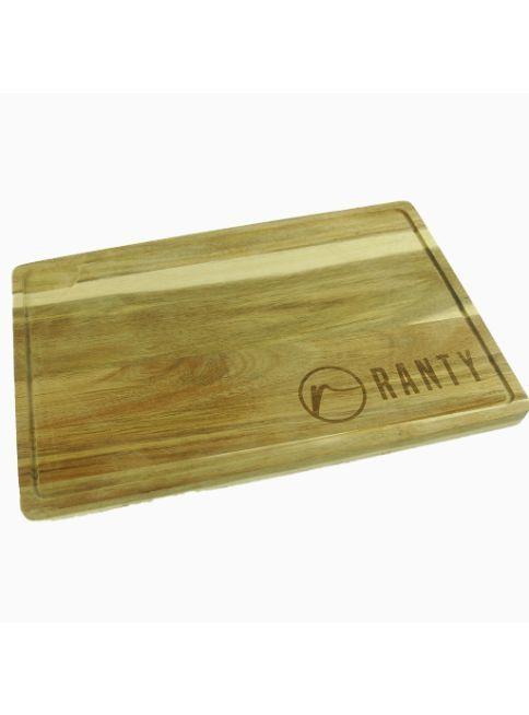 TABLAS COCINA Y QUINCHO, MADERA ACACIA 45x30x2,0cm-0