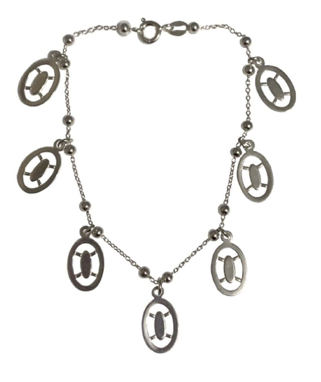 Pulsera plata 925 ovalada -2