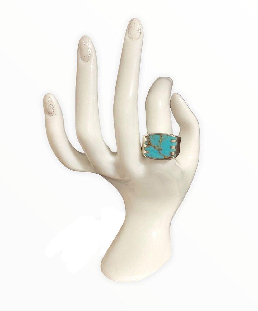 Anillo plata 925 Turquesa Rec-2