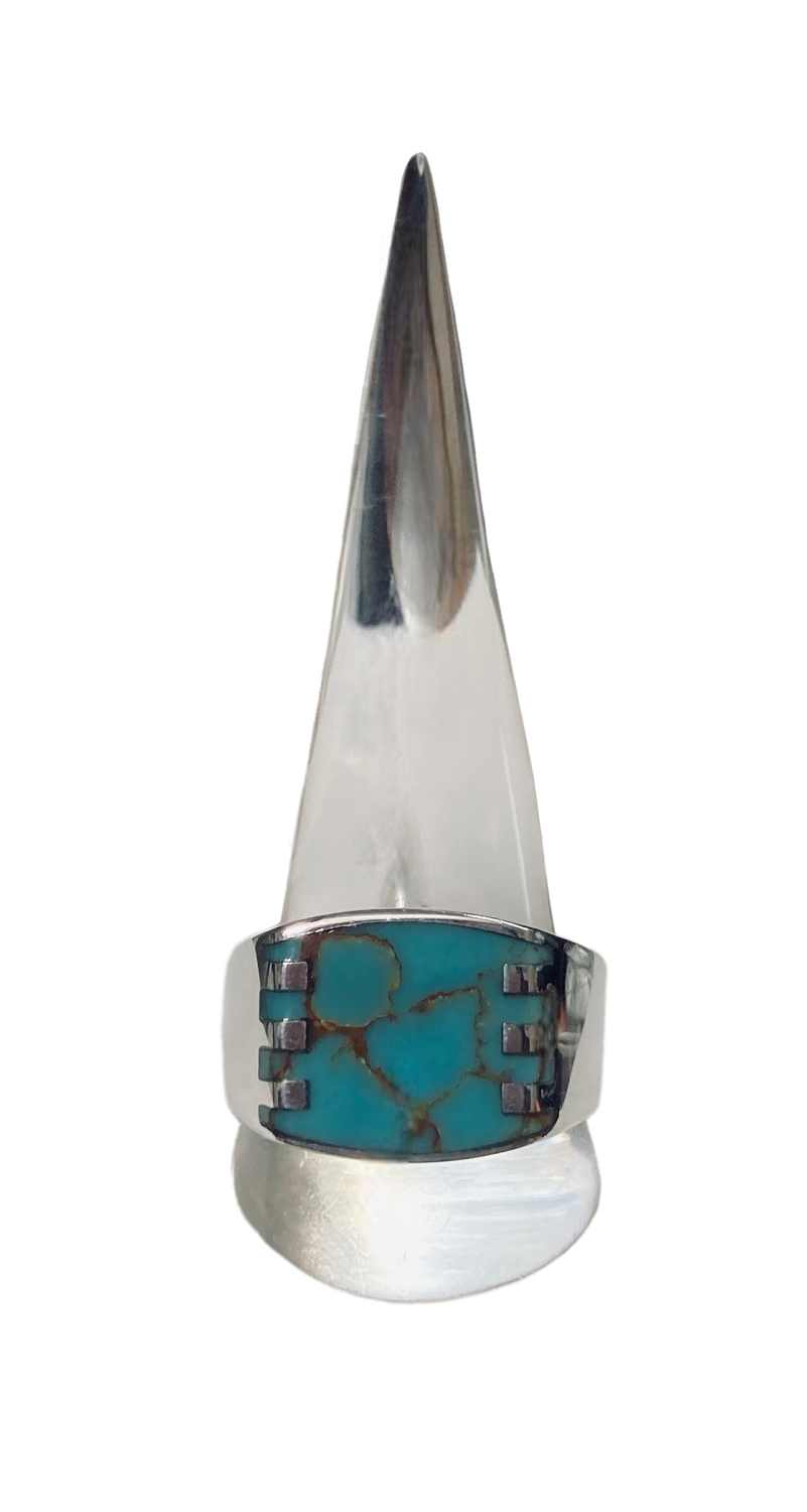 Anillo plata 925 Turquesa Rec-3