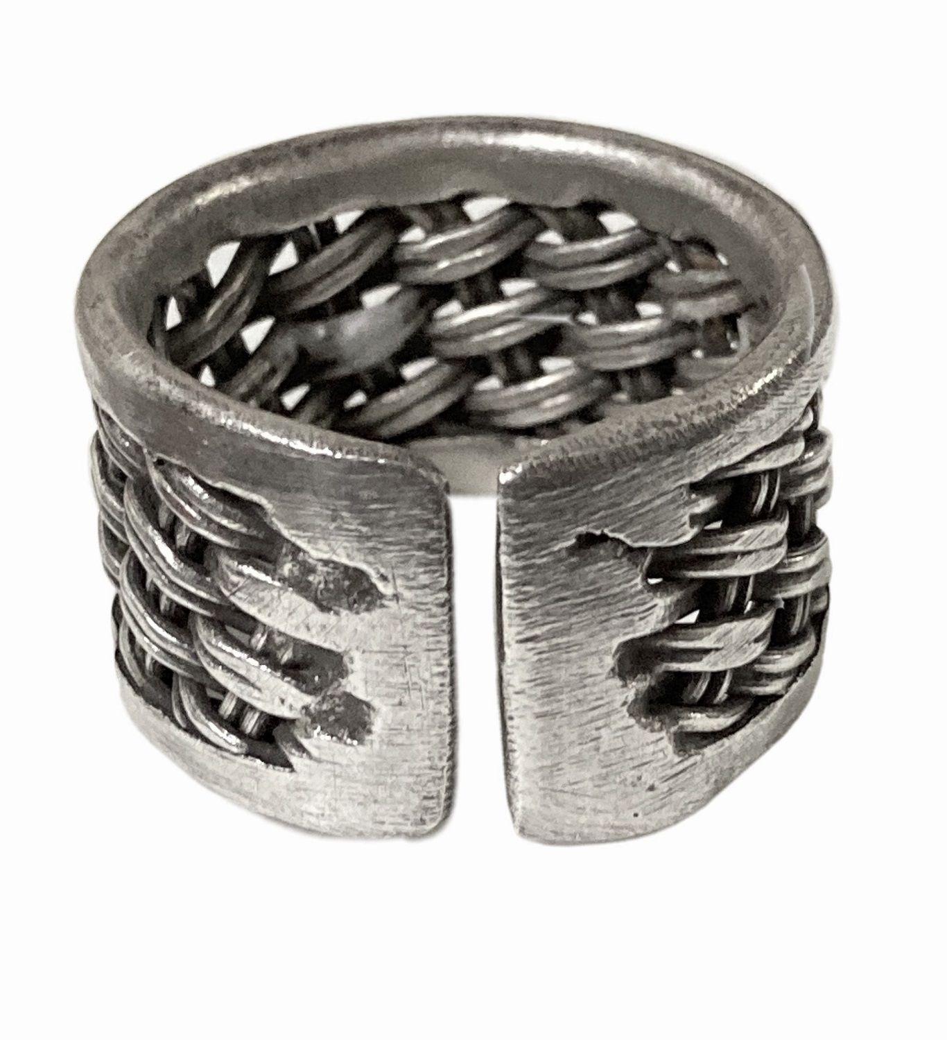 Anillo 925 plata envejecida-3