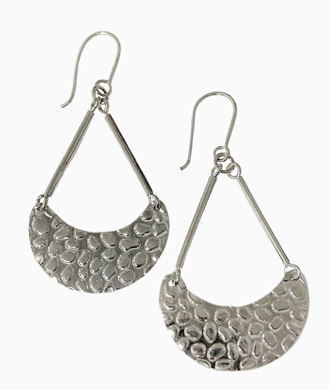 Aros plata 925 con relieve-2