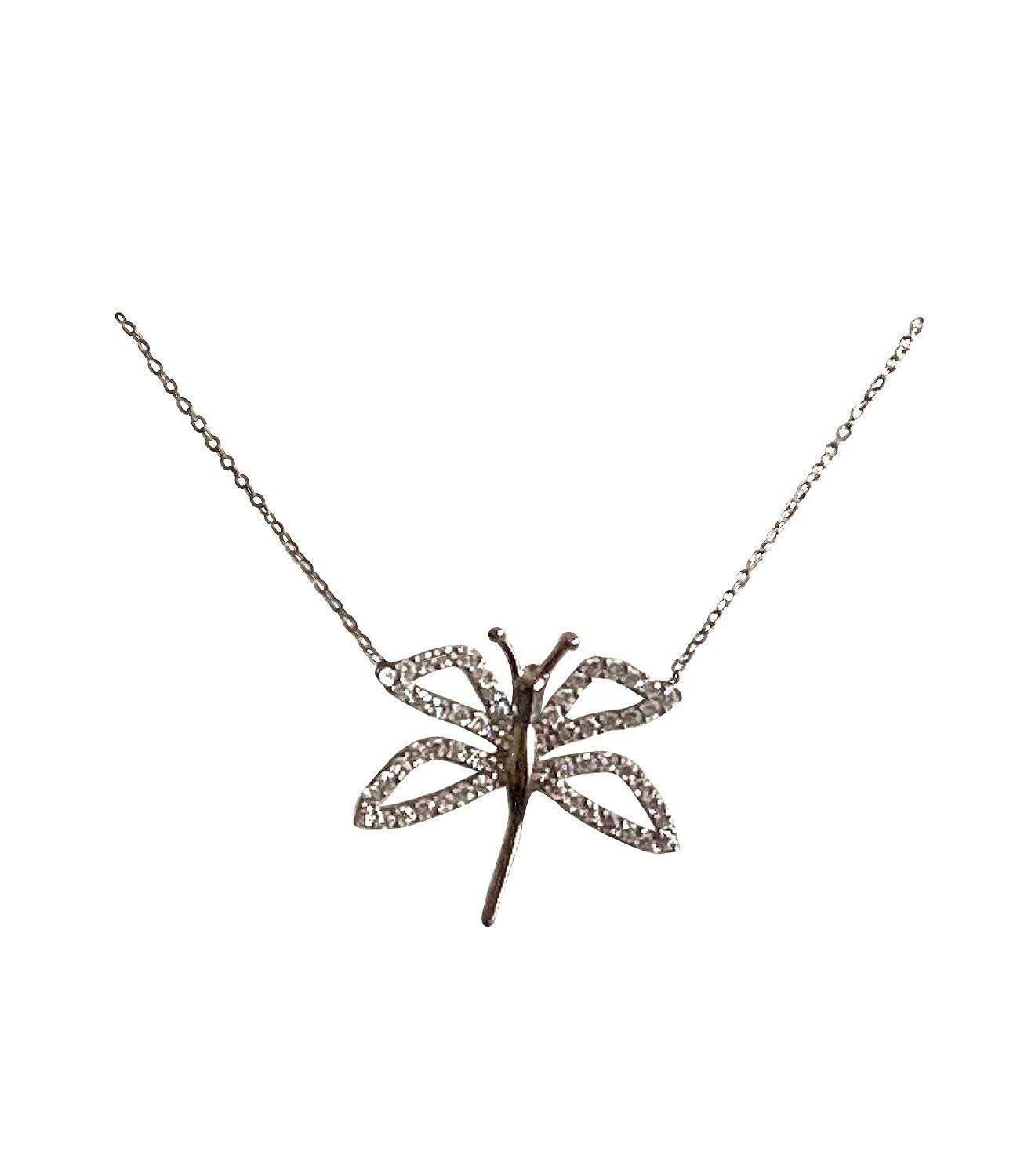 Collar tipo gargantilla de plata de 925-0