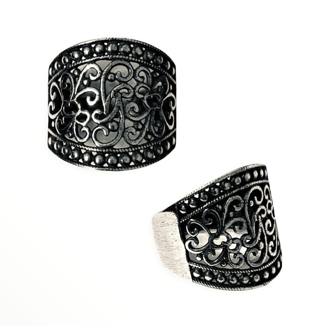 Anillo plata 925 enrejado tai-3