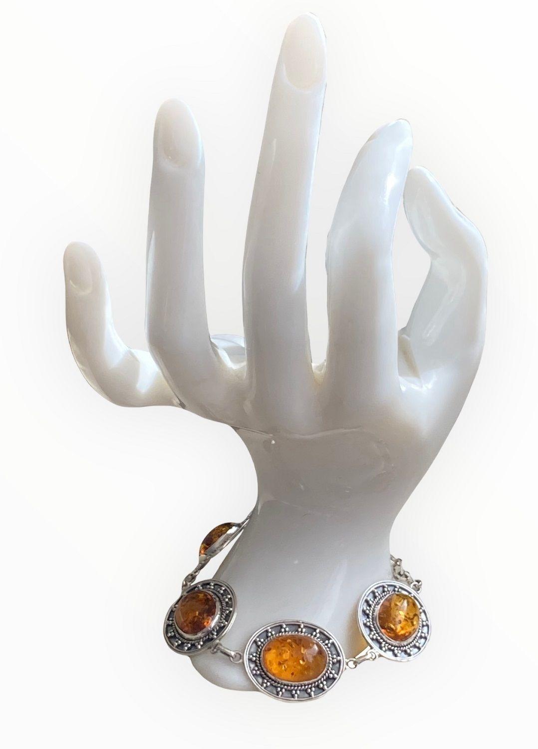 Pulsera plata 925 y Ámbar tai-2