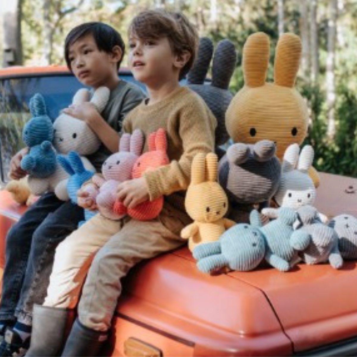 Peluche Miffy Eco Corduroy 23 cm 9"-3