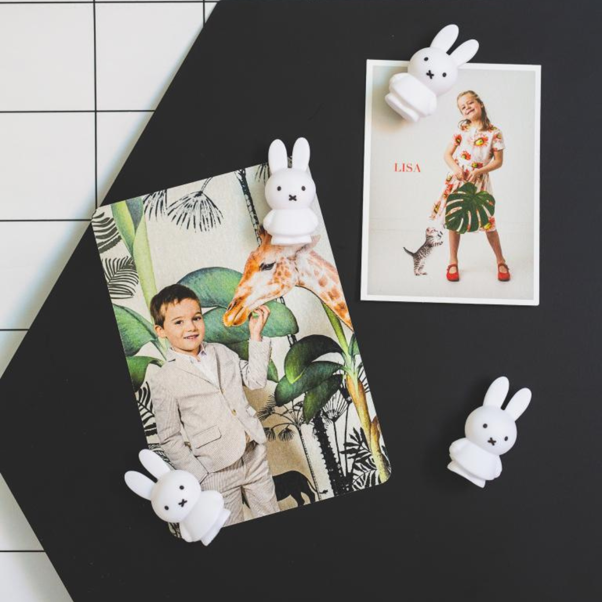 Set de 4 Imanes Miffy Medidas 5 Cm Altura 4,6 cm 2,5 cm de Diámetro-2