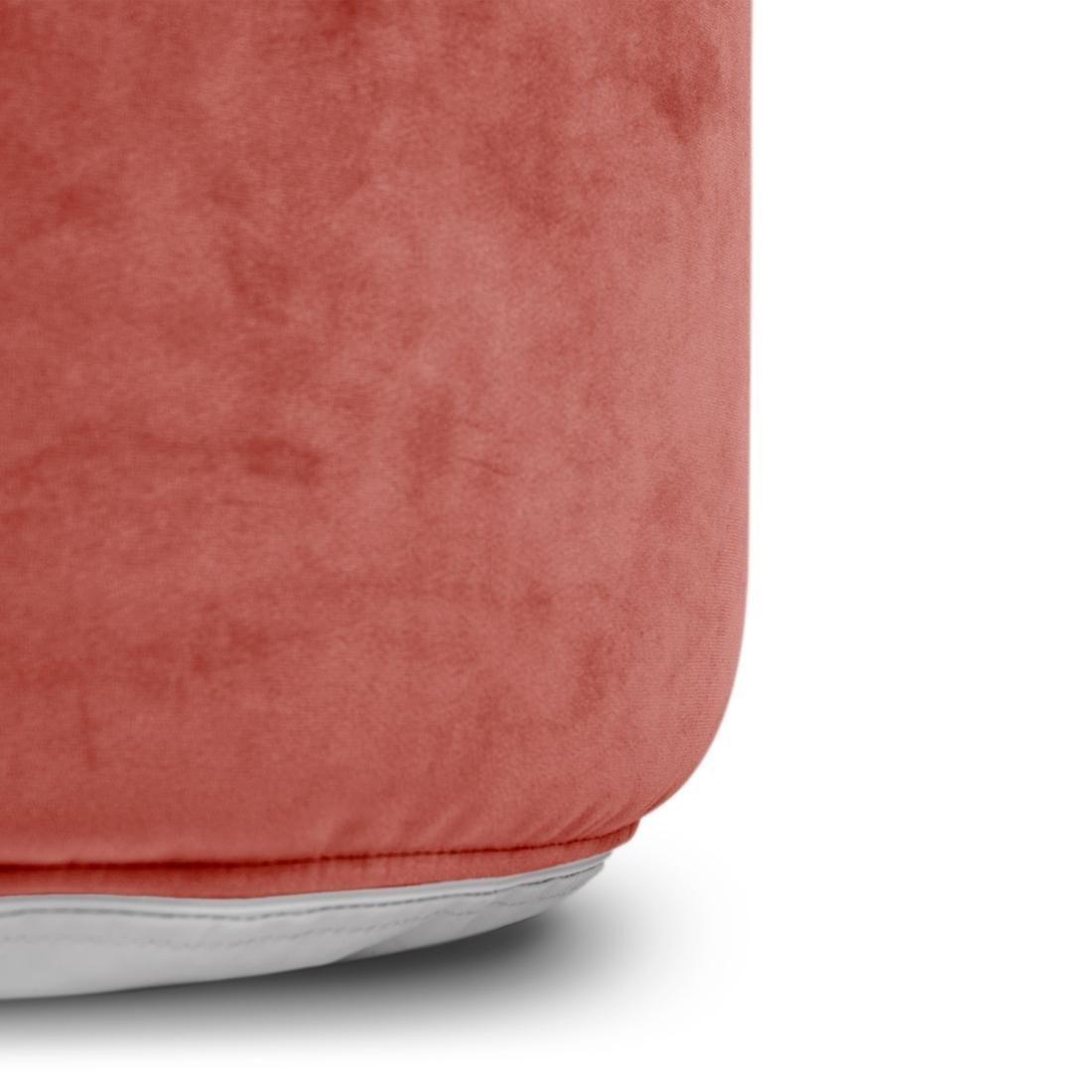 Pouf Point Velvet Rhubarb-3