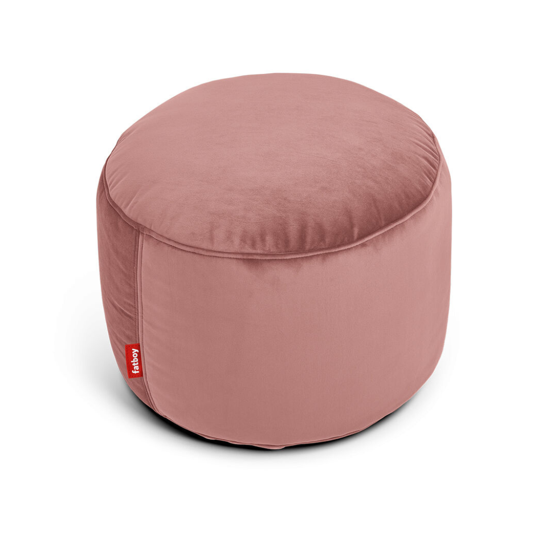 Pouf para interiores Point Velvet Rose Quartz - Rosado-0