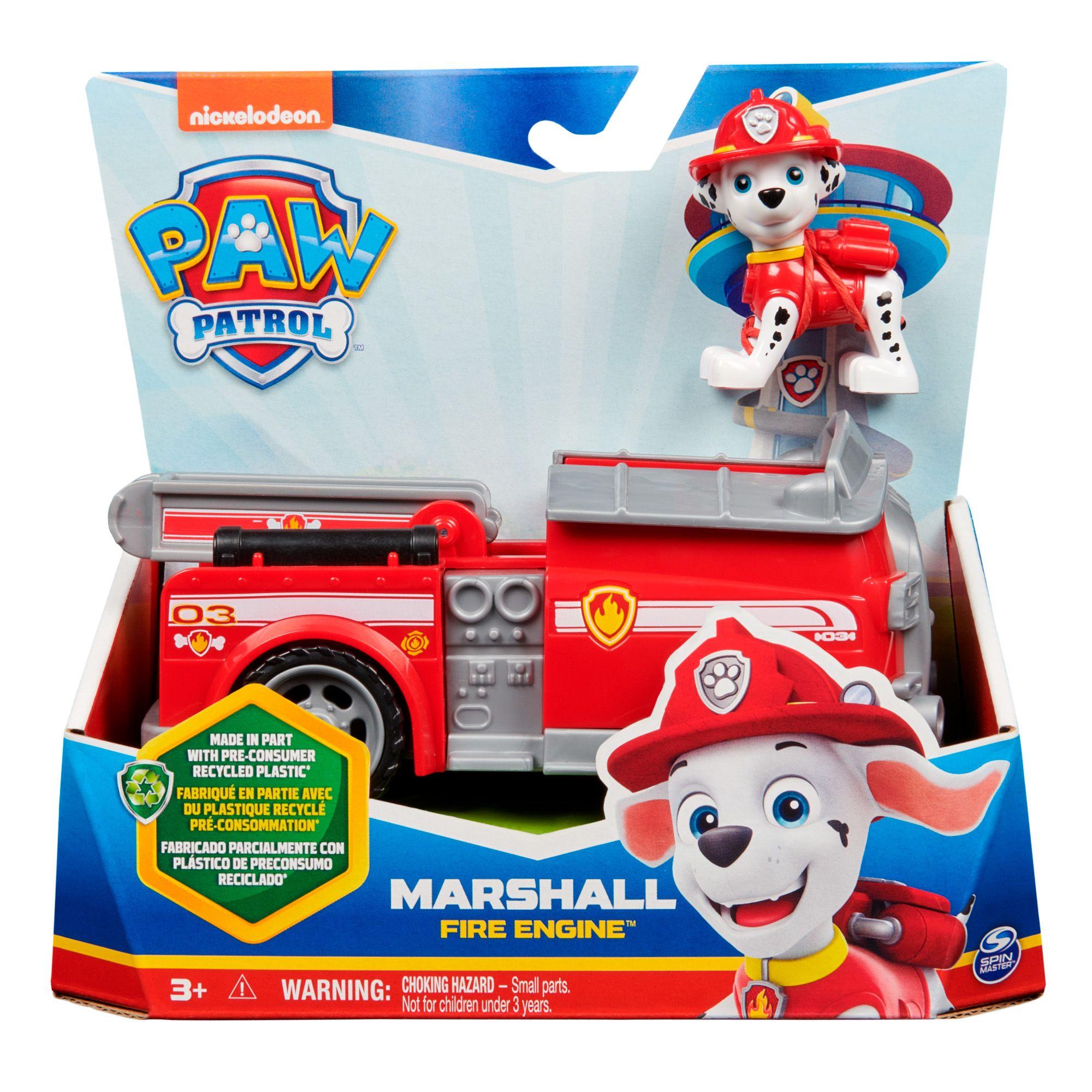 Vehículo Sostenible Con Figura De Marshal Paw Patrol-0