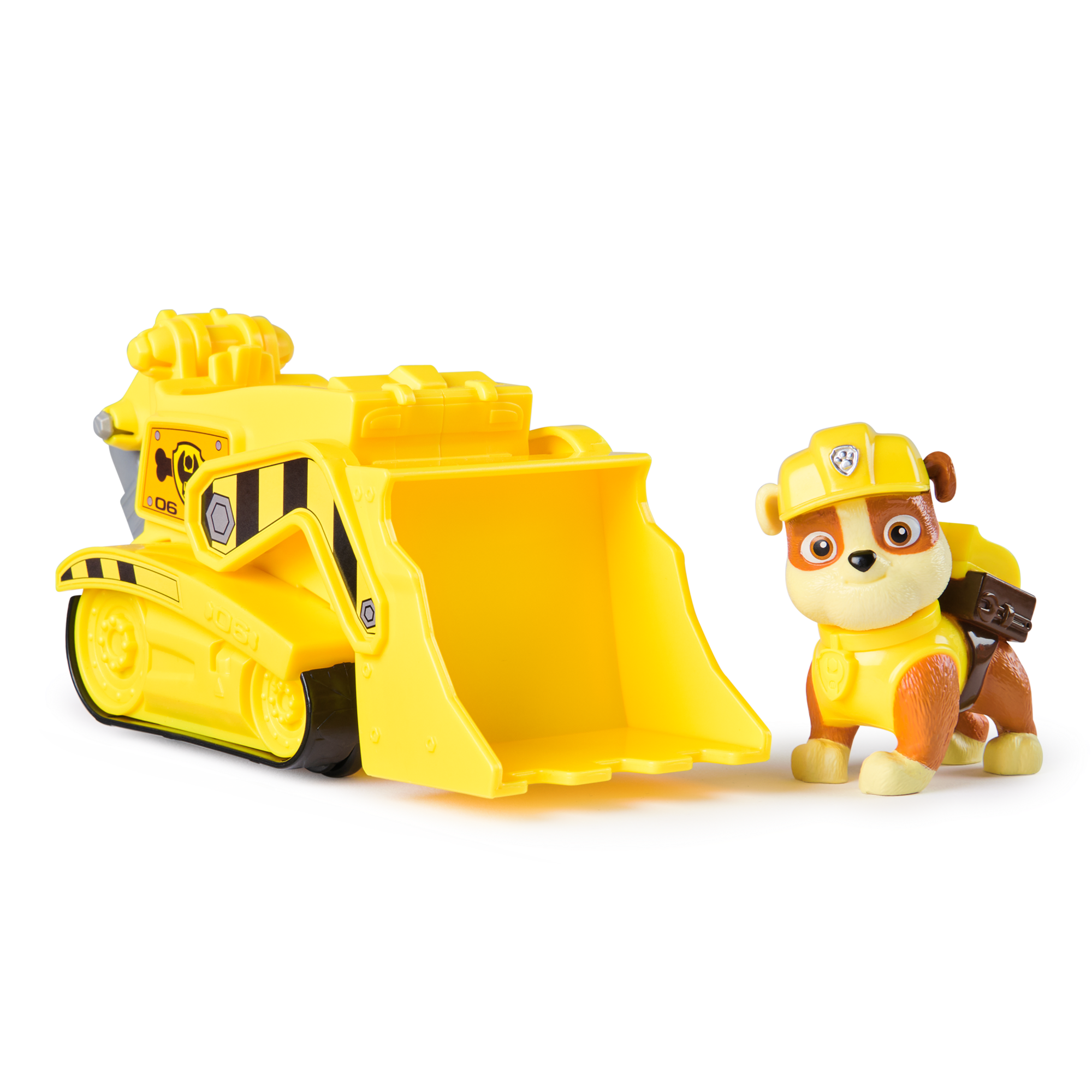 Vehiculo Con Figura De Rubble Paw Patrol-2