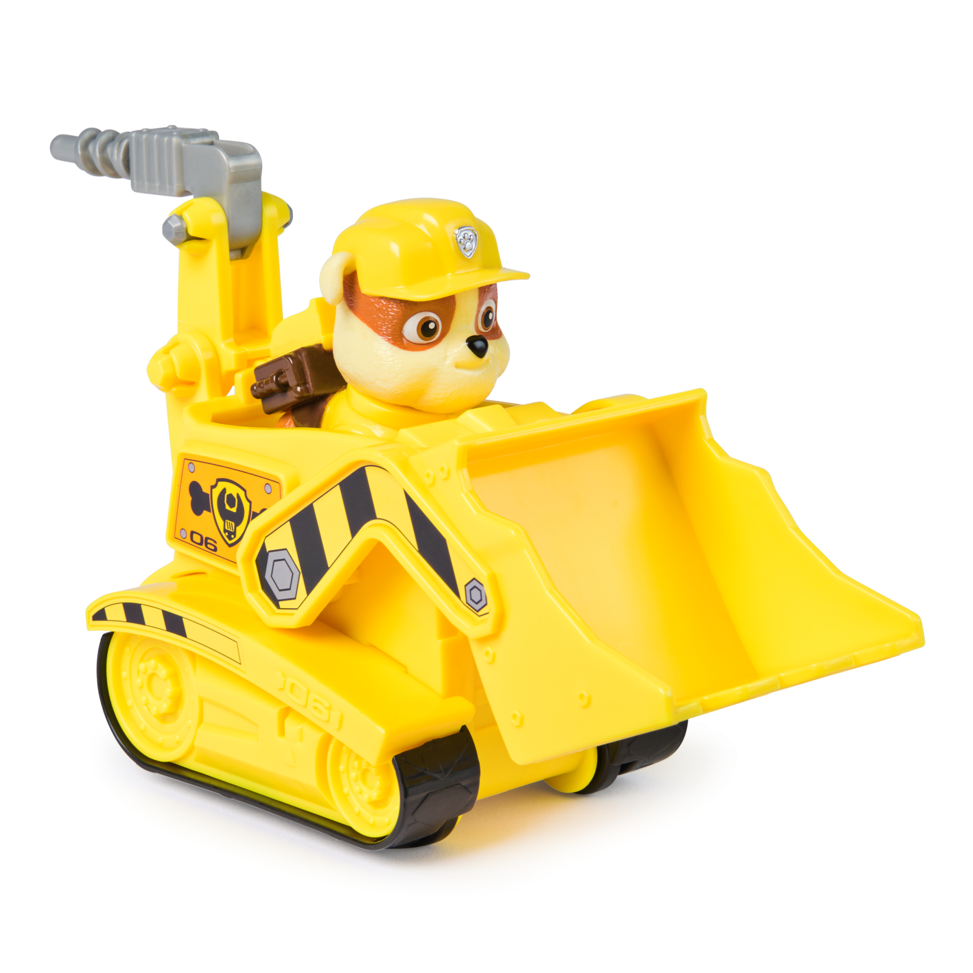 Vehiculo Con Figura De Rubble Paw Patrol-4