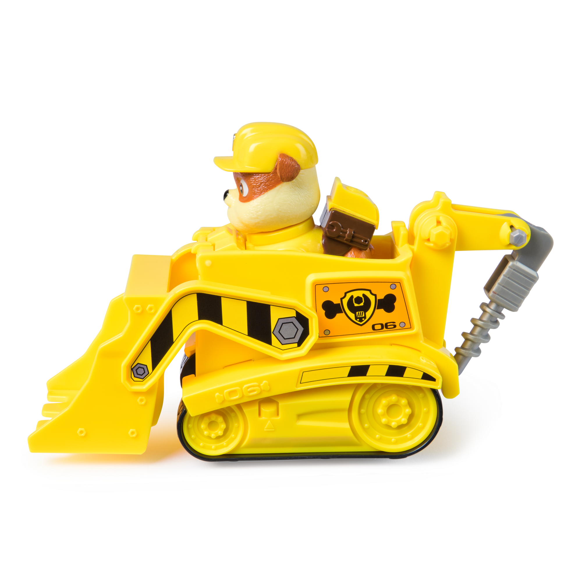 Vehiculo Con Figura De Rubble Paw Patrol-5