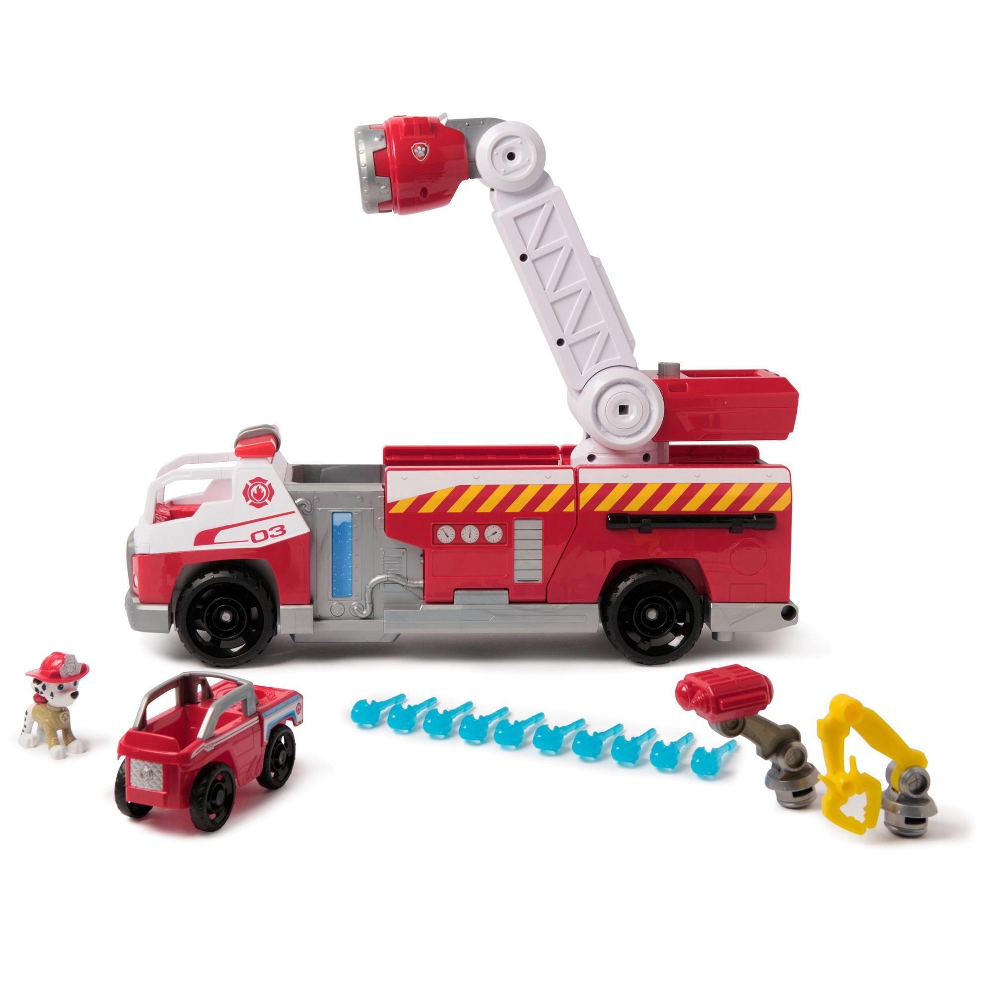 Camión De Bomberos Con Figura De Marshall Paw Patrol-2