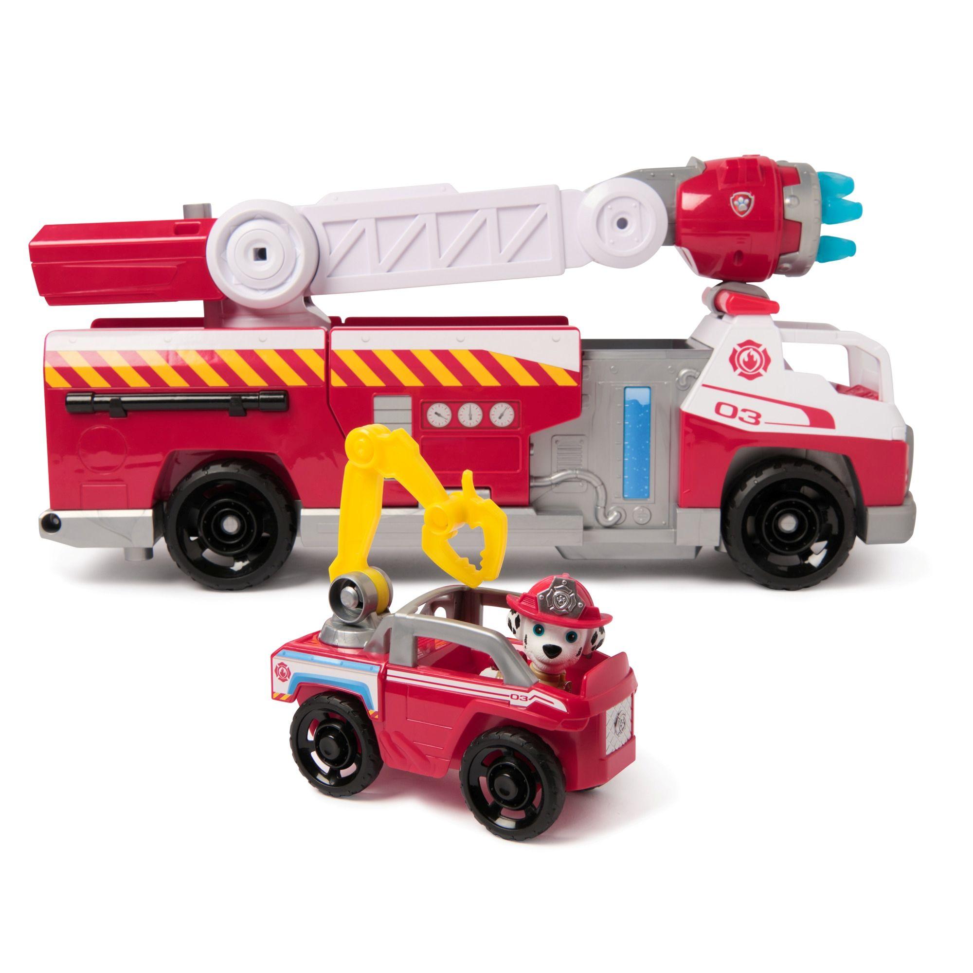 Camión De Bomberos Con Figura De Marshall Paw Patrol-3