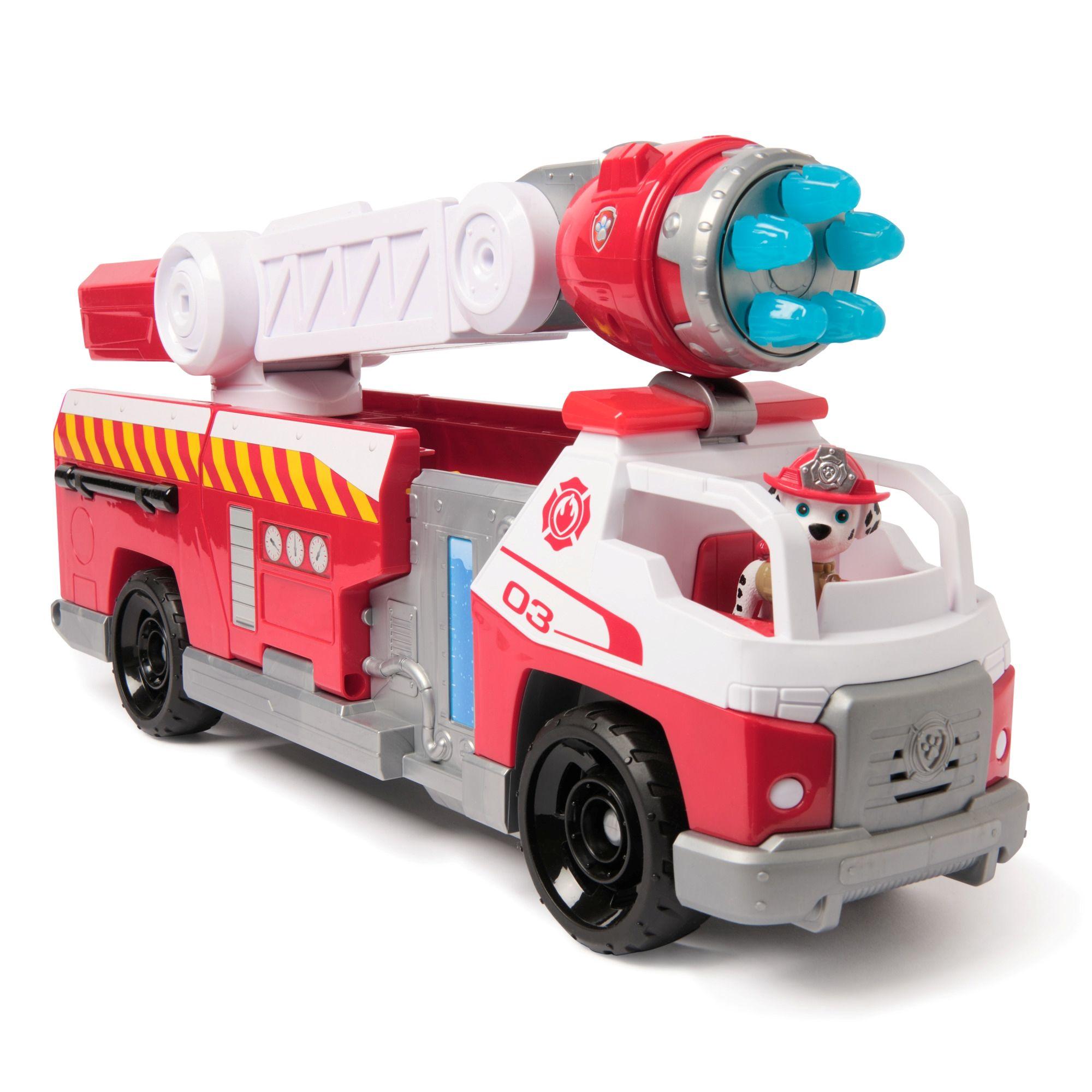 Camión De Bomberos Con Figura De Marshall Paw Patrol-4