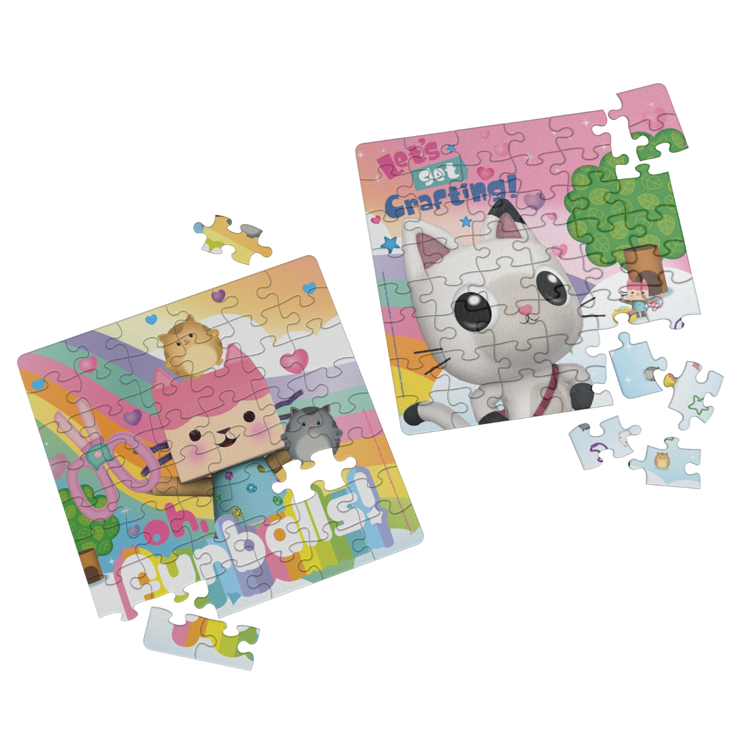 Set de 2 Puzzles Gatitubos Gabby Dollhouse.-5