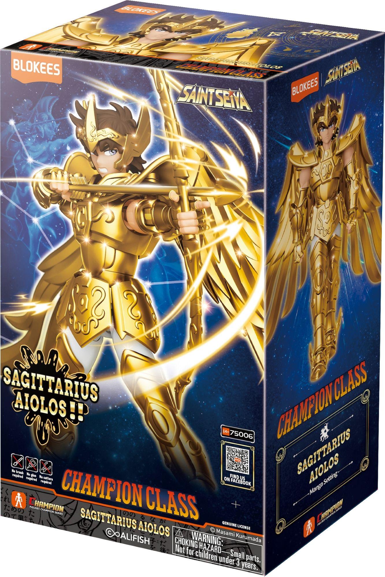 Figura Sagitarius Aiolos Champion C Caballeros Del Zodiaco-0
