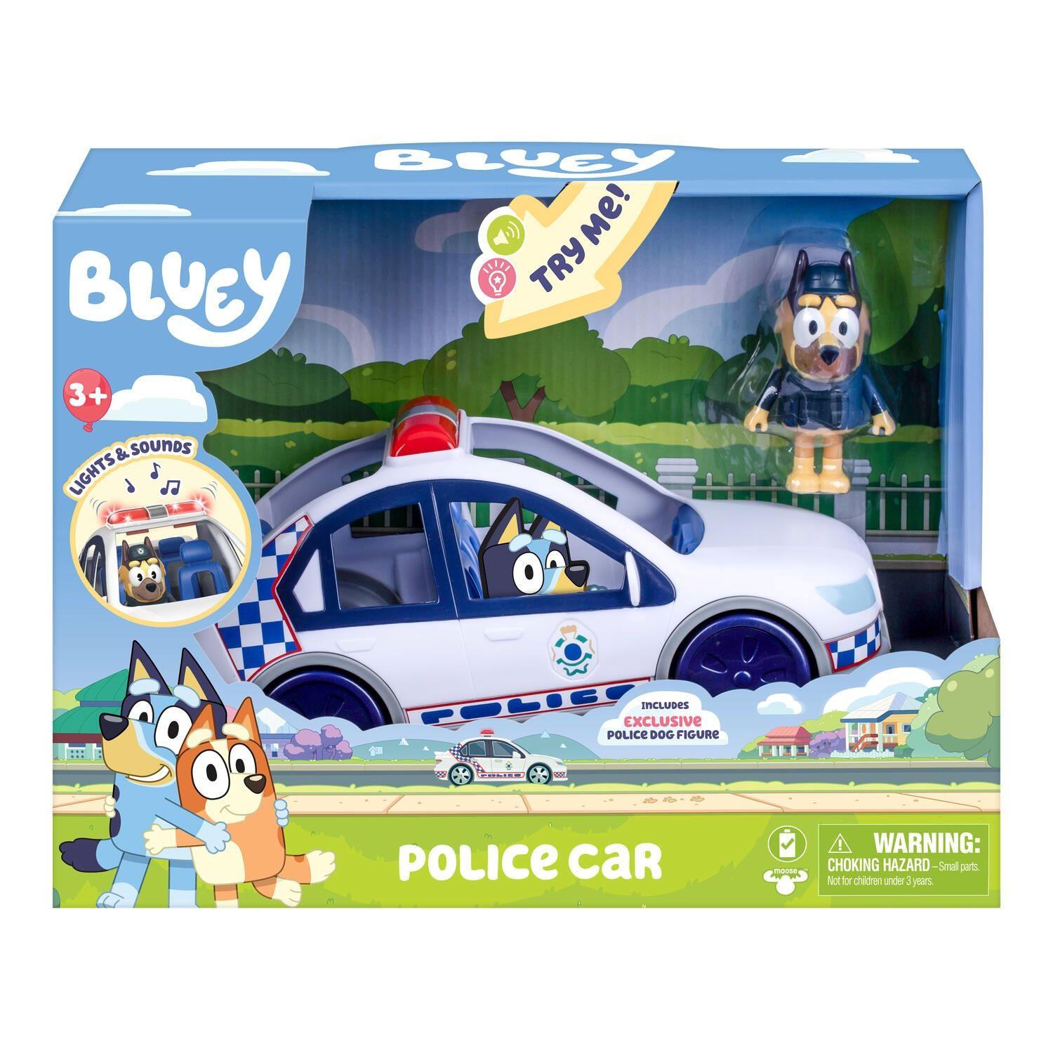 Coche Policía Con Luces Y Sonidos De Bluey-0