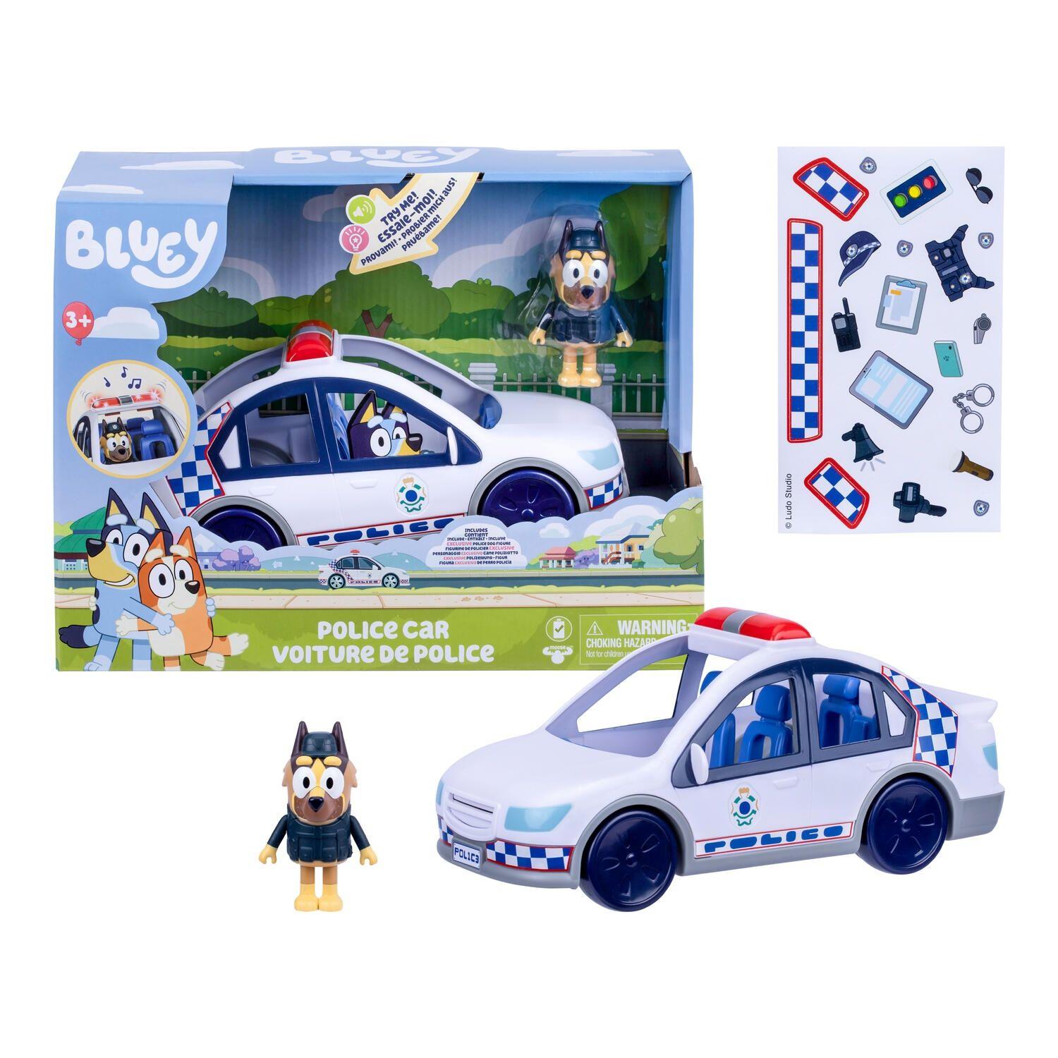 Coche Policía Con Luces Y Sonidos De Bluey-3