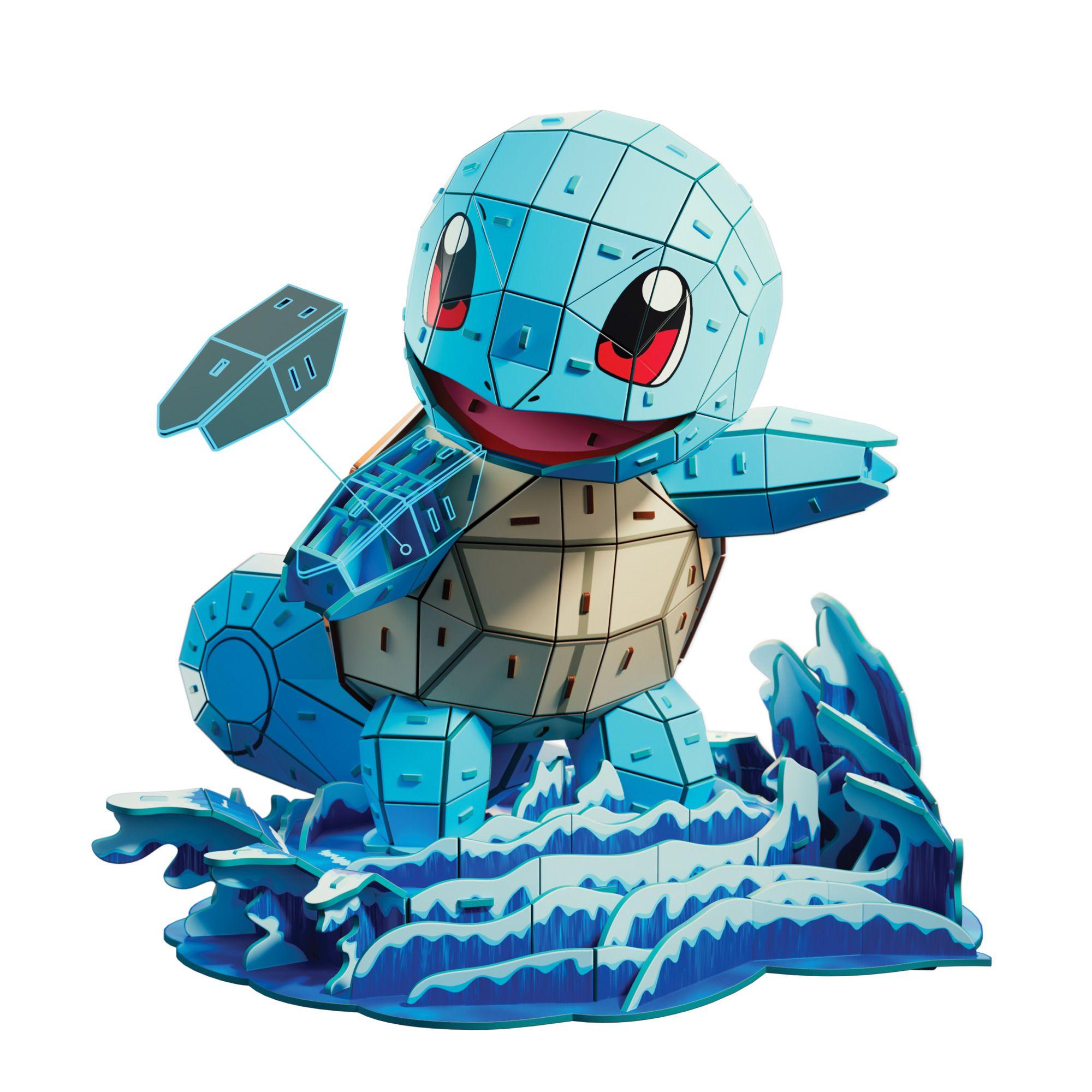 Puzzle 3D Squirtle Pokemon-2