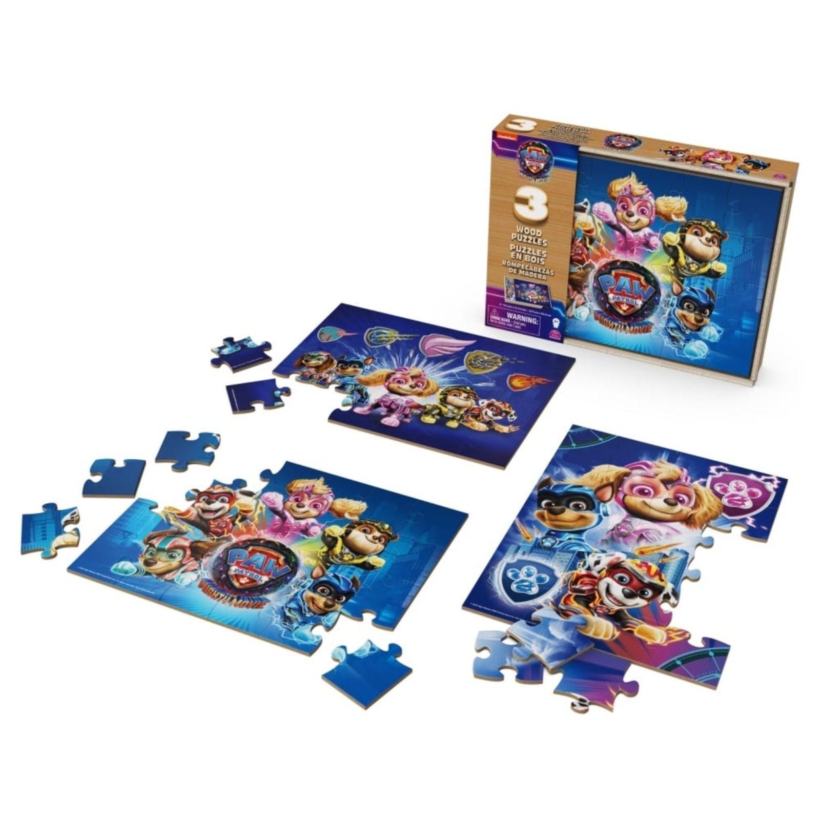 3 Puzzles De Madera Paw Patrol 24 Piezas-2