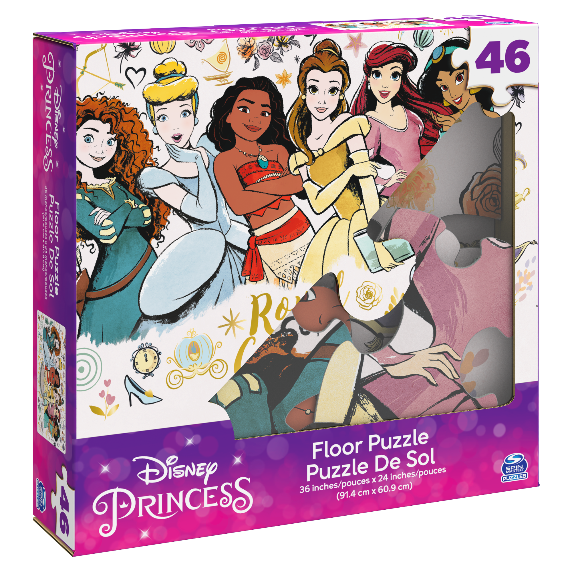 Puzzle De Princesas De 46 Piezas Grandes Disney-2
