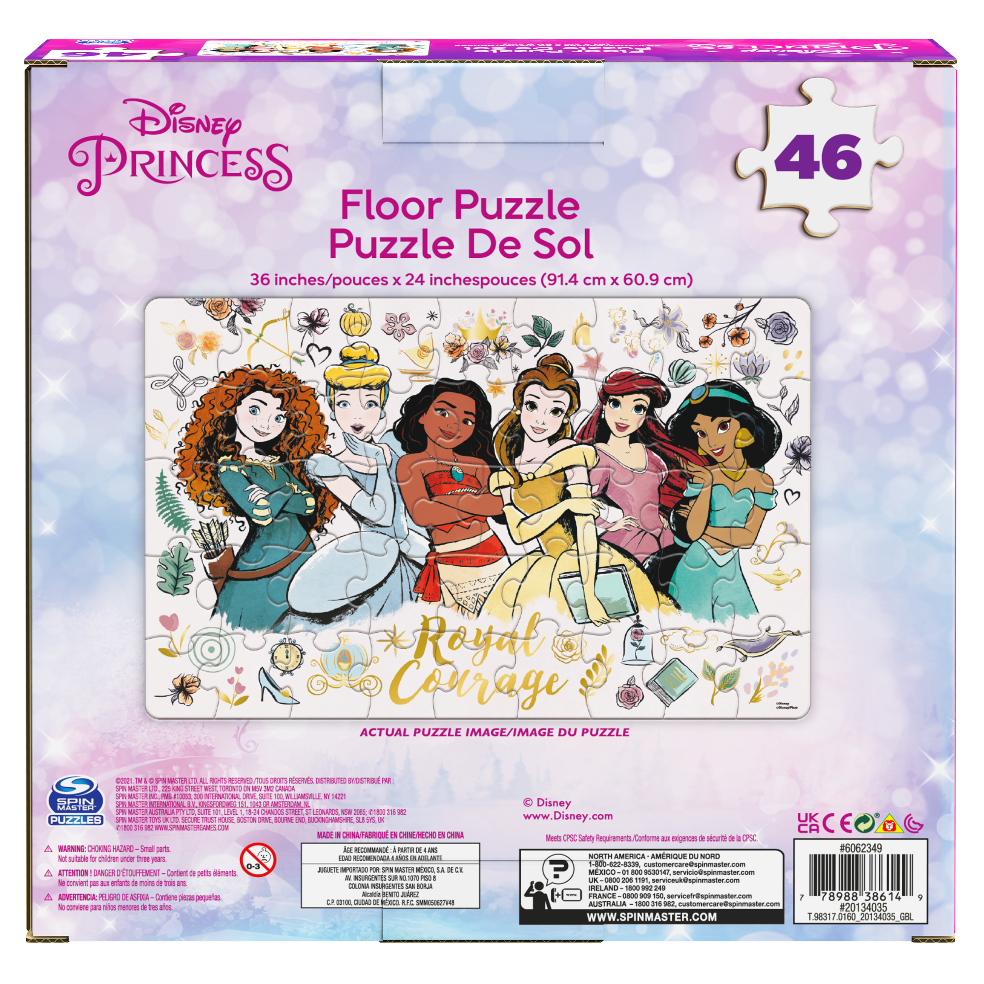 Puzzle De Princesas De 46 Piezas Grandes Disney-5