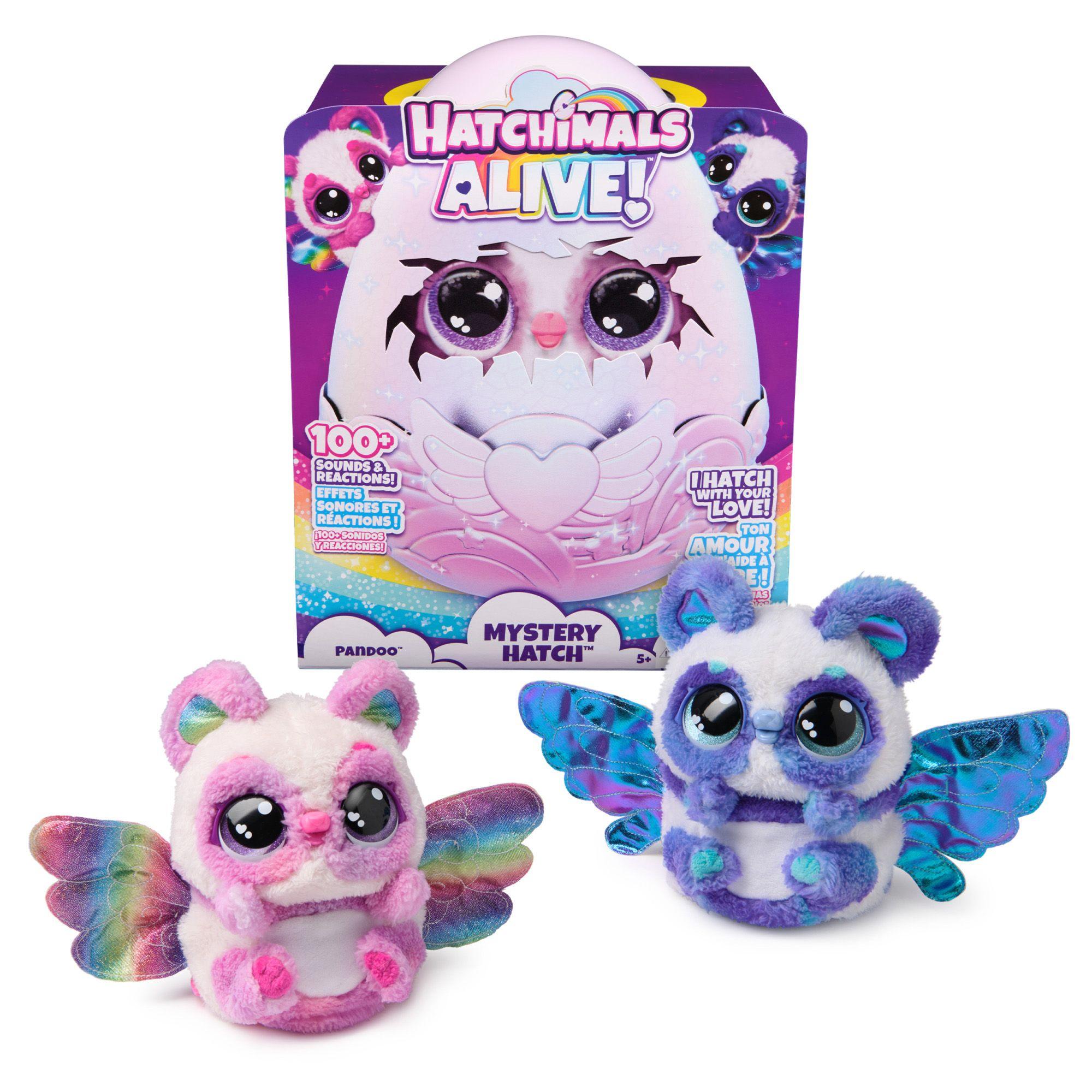 Mascota Interactiva Hatchimals Pandoo Niebla Luces Y Sonido-2