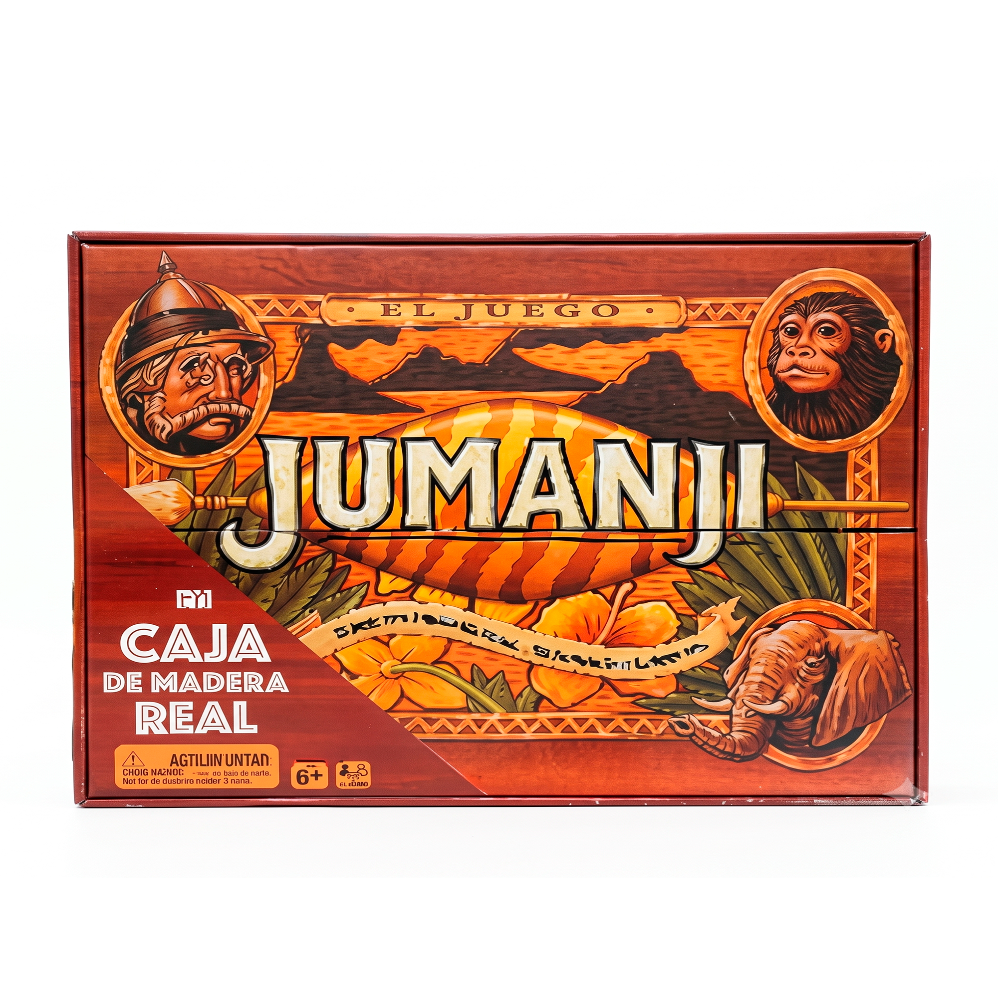 Juego De Mesa Jumanji Edicion Clasica Caja De Madera-0