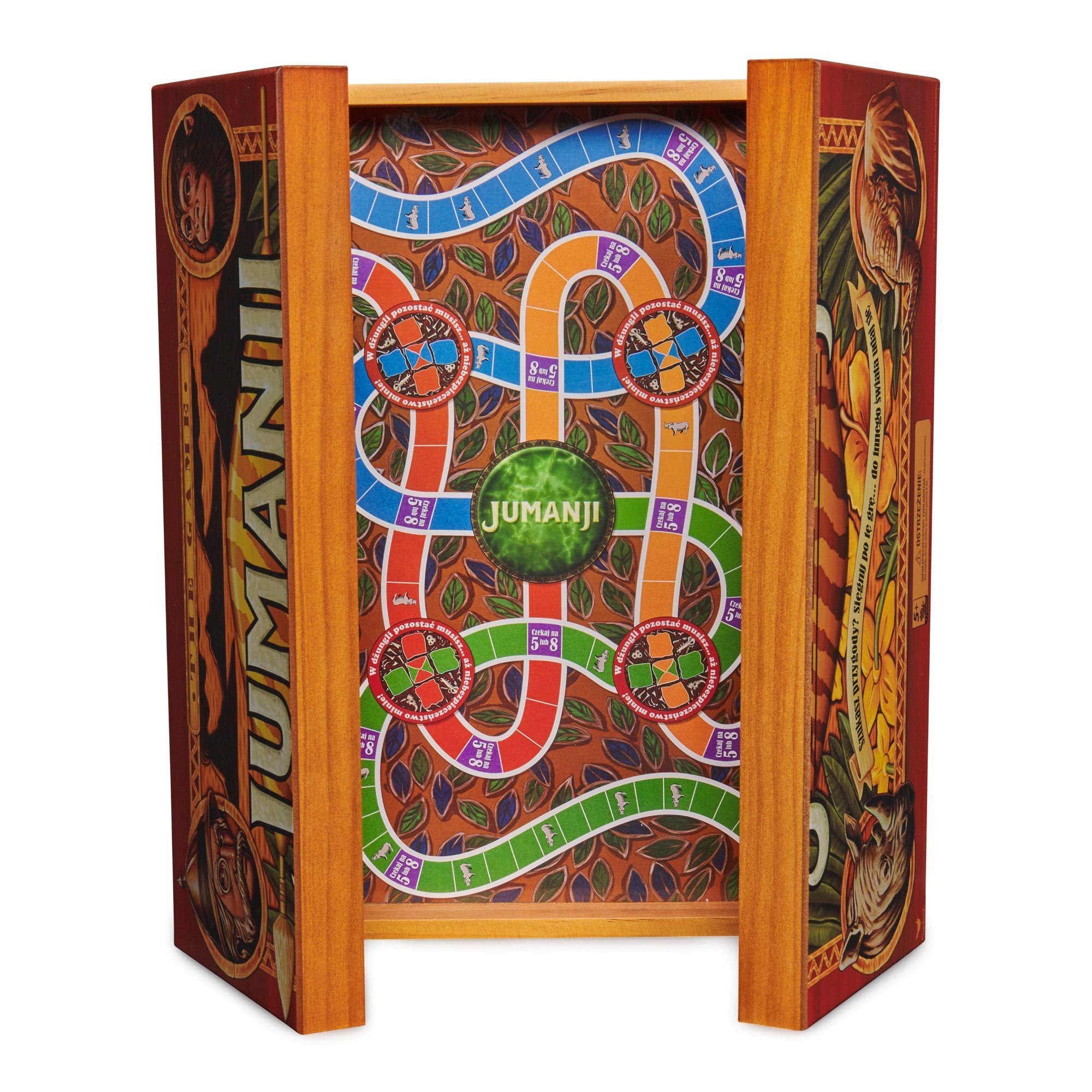 Juego De Mesa Jumanji Edicion Clasica Caja De Madera-1