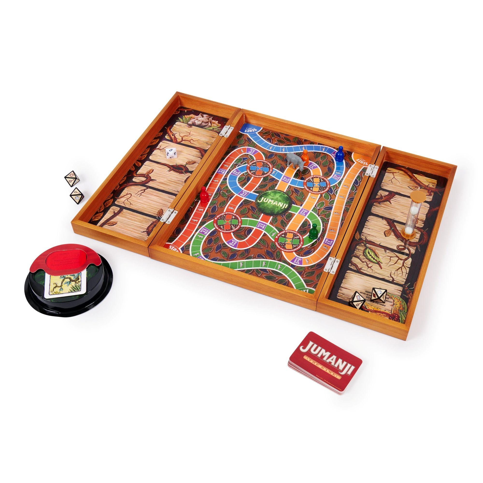 Juego De Mesa Jumanji Edicion Clasica Caja De Madera-3